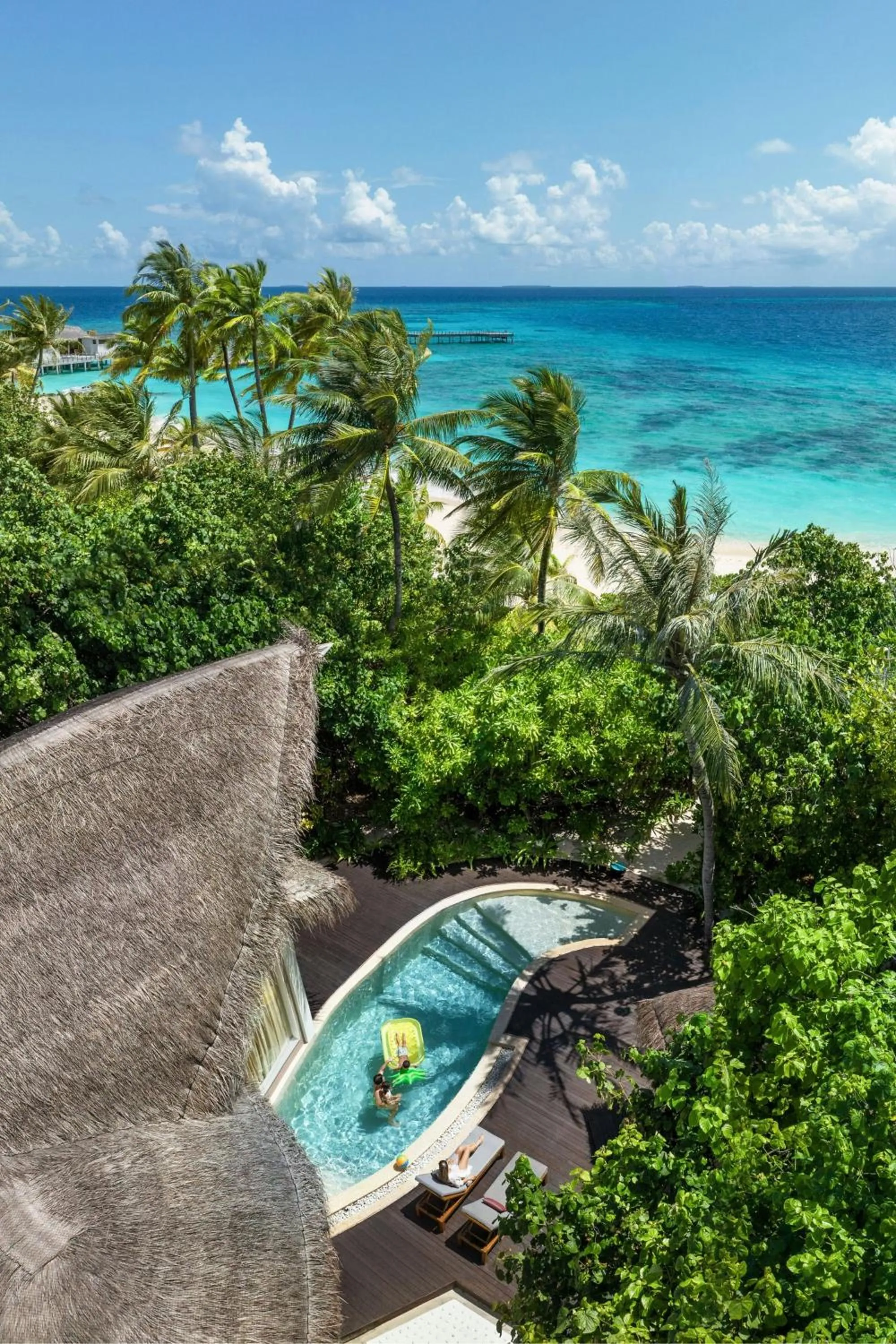 Beach in JW Marriott Maldives Resort & Spa