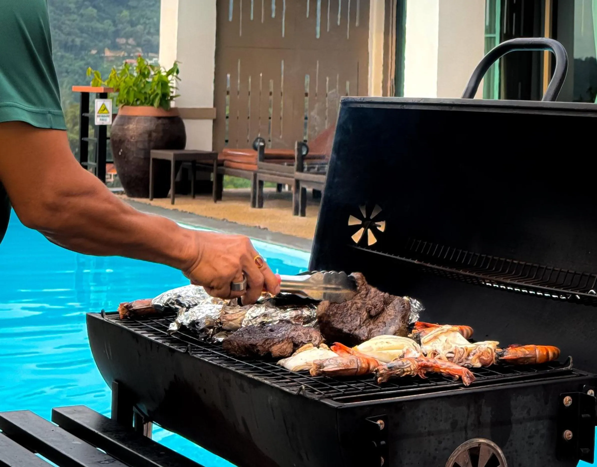 BBQ facilities in Villa Tantawan Resort - Private Pool Villas