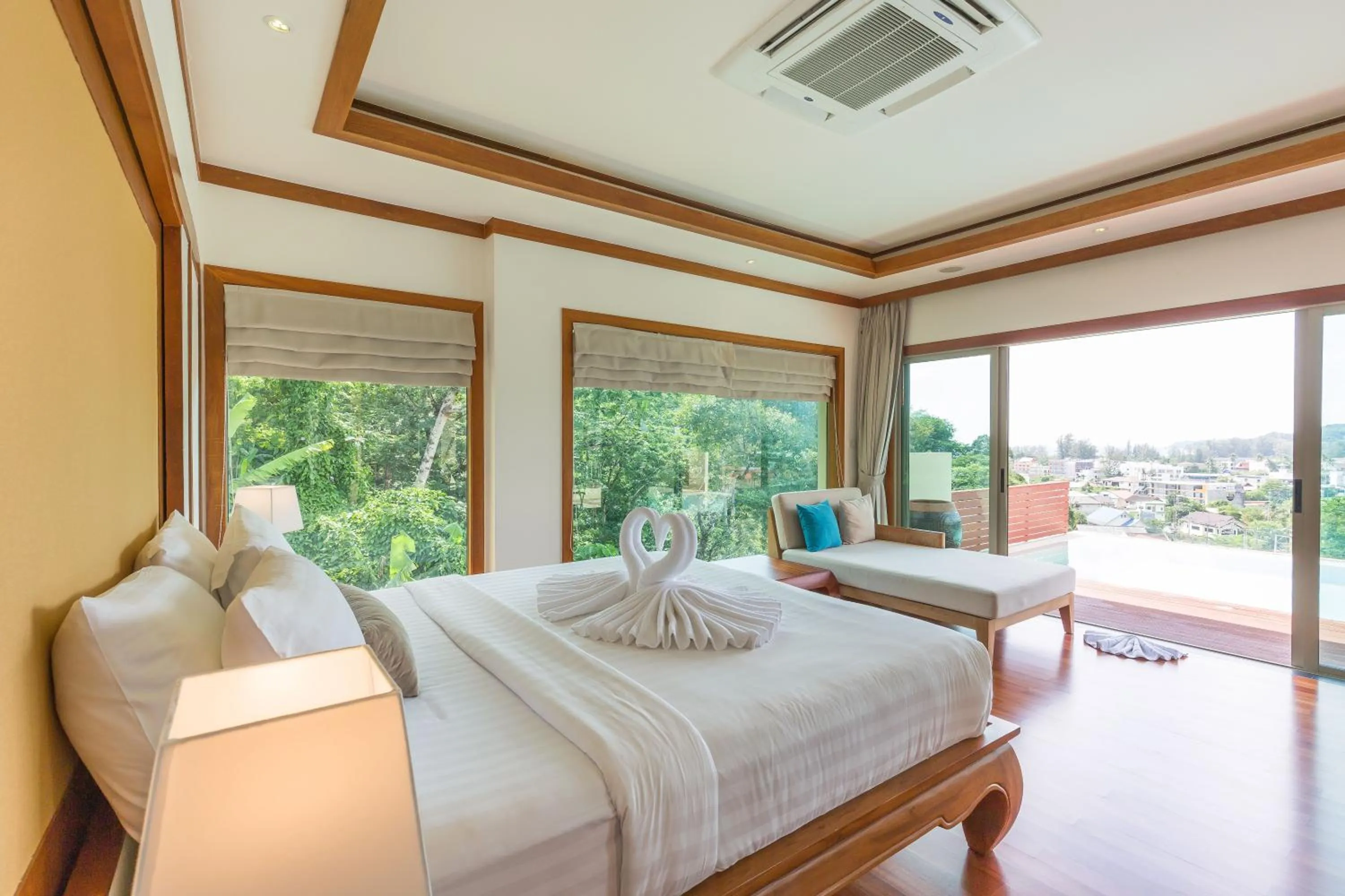 Bedroom, Bed in Villa Tantawan Resort - Private Pool Villas