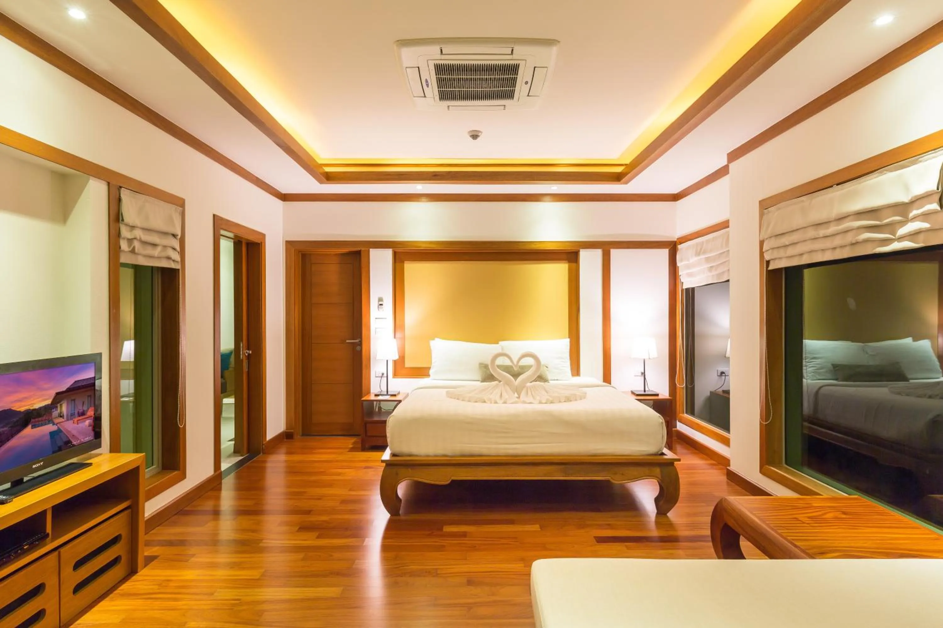 Bedroom, Bed in Villa Tantawan Resort - Private Pool Villas