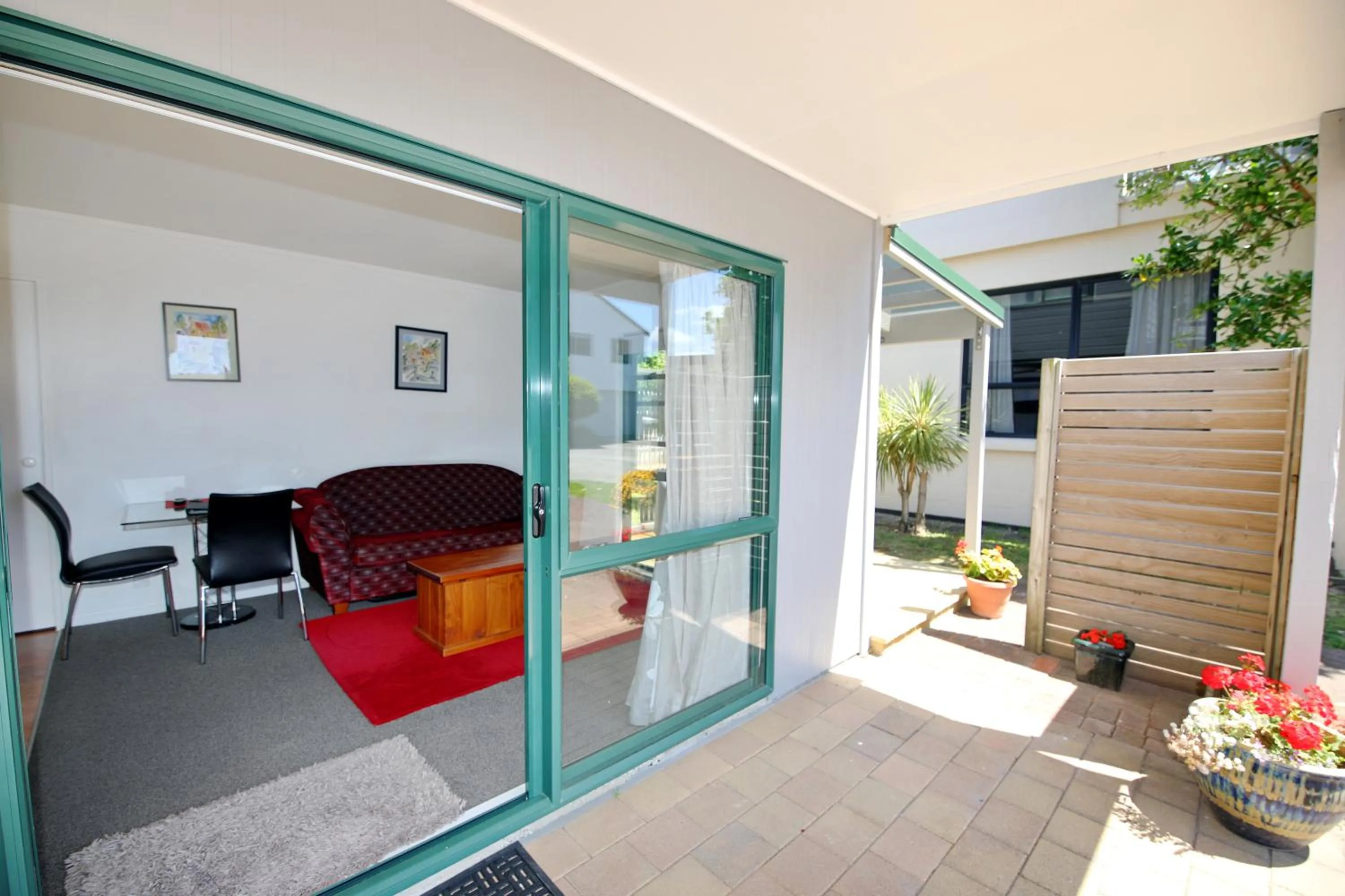 Patio in Blue Marlin Apartments