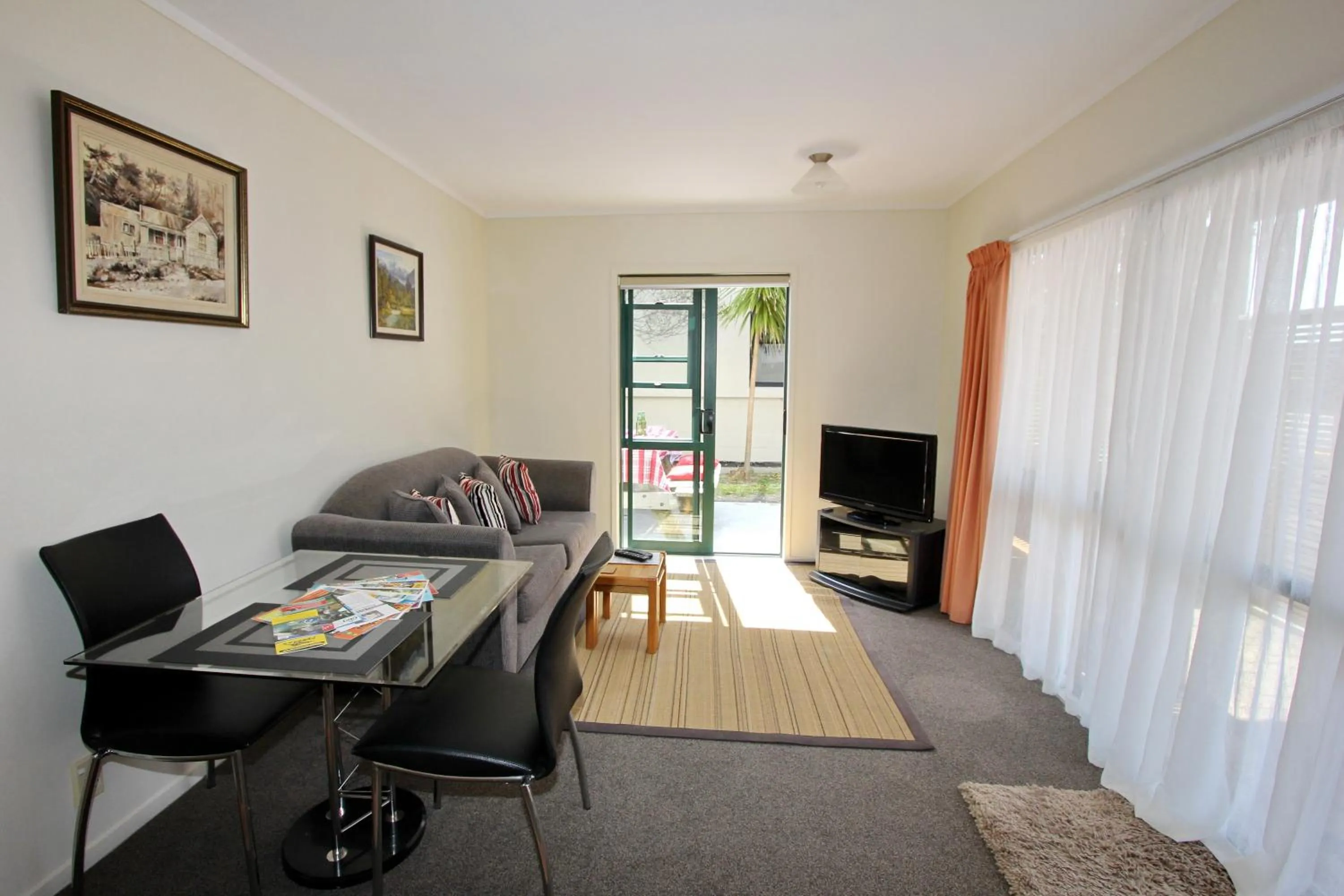 Living room in Blue Marlin Apartments