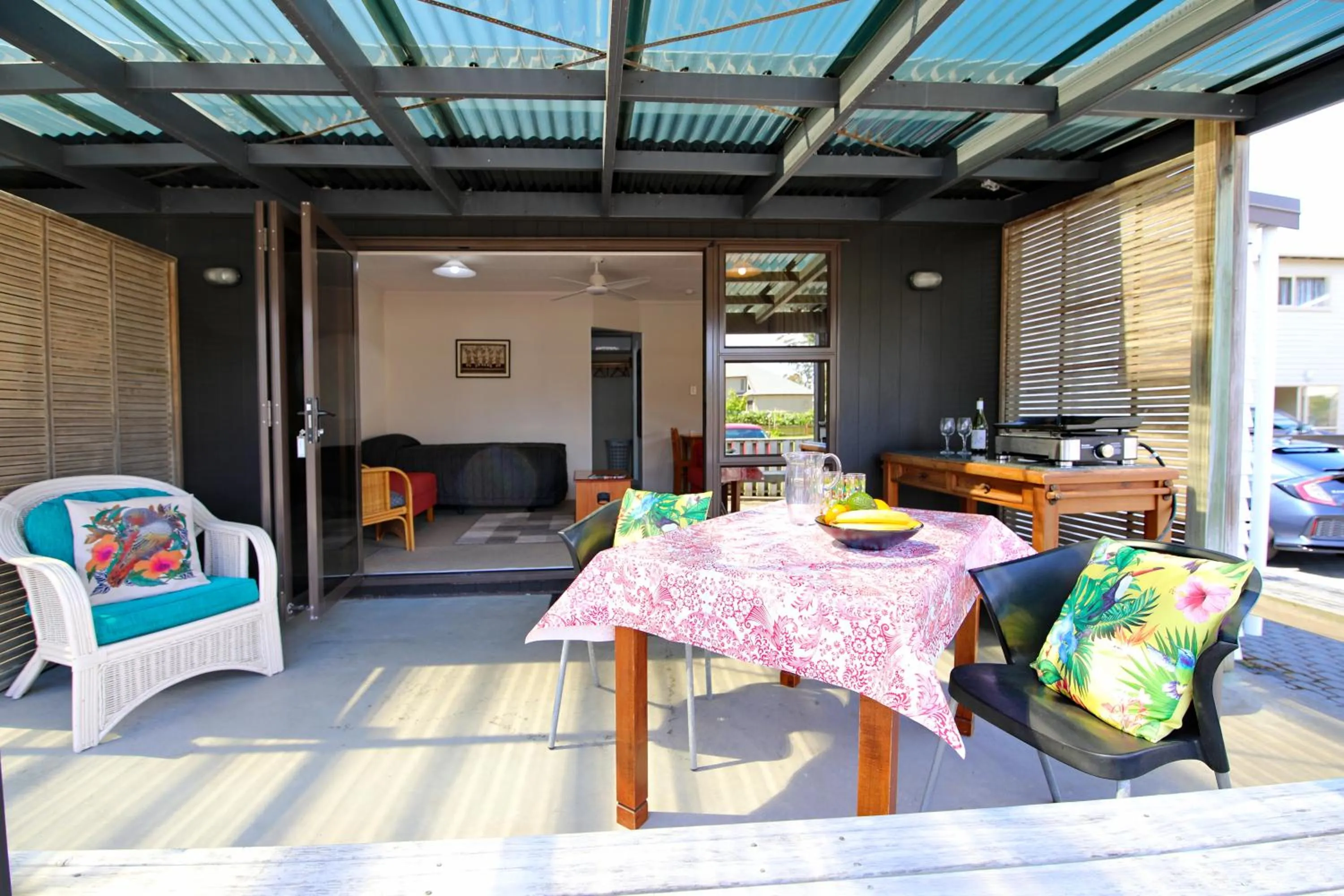 Patio in Blue Marlin Apartments