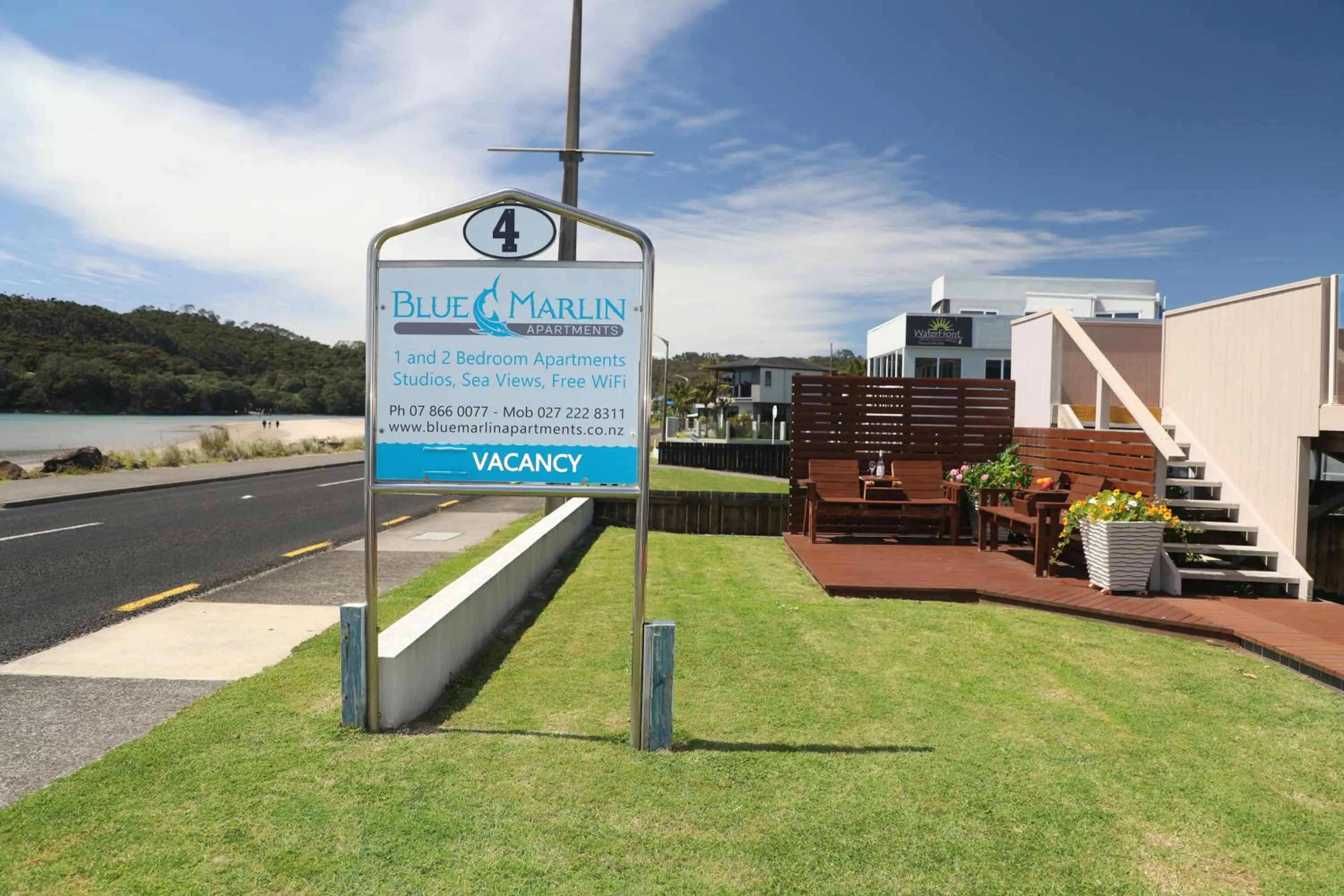 Patio in Blue Marlin Apartments