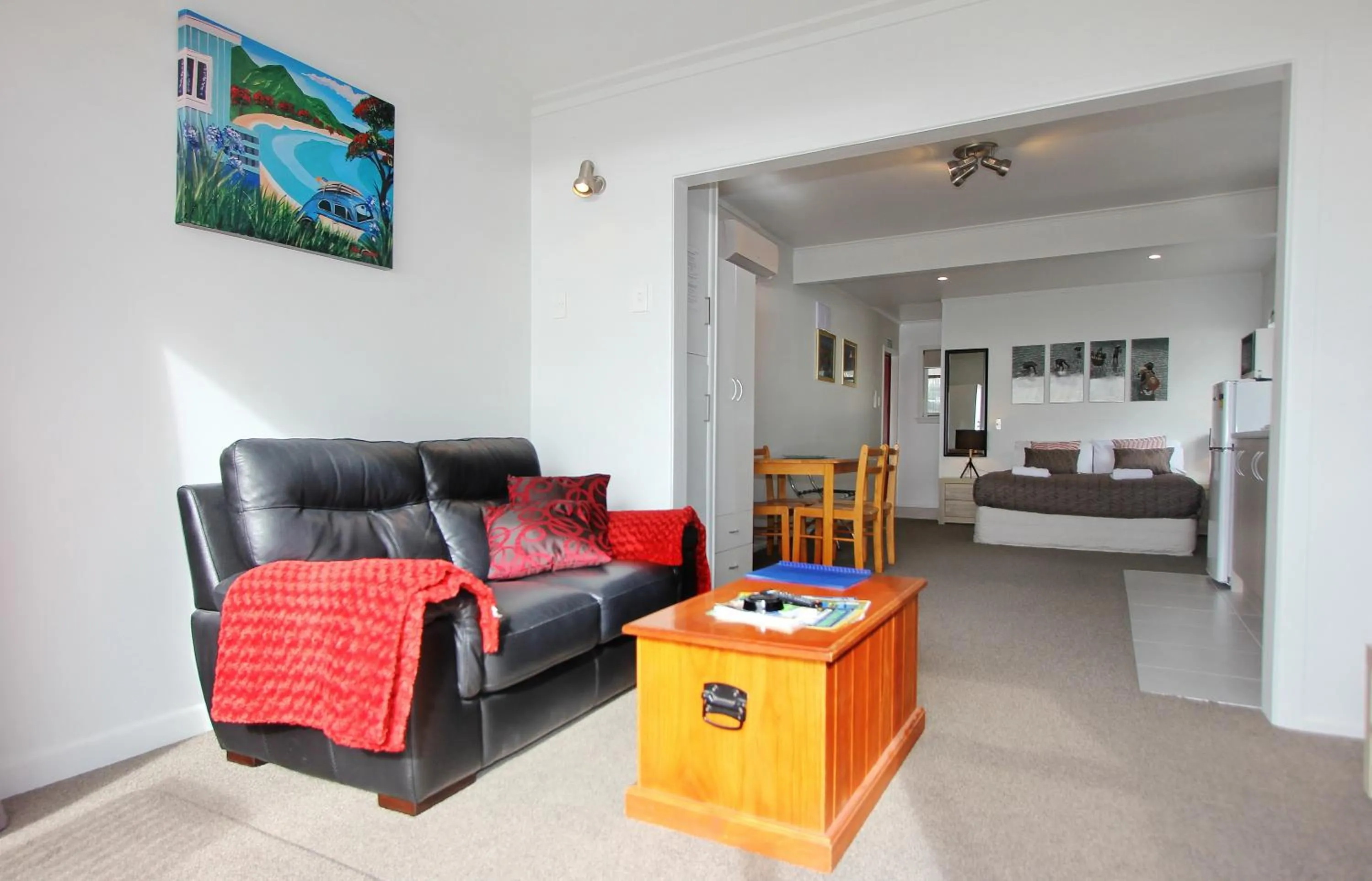 Living room in Blue Marlin Apartments