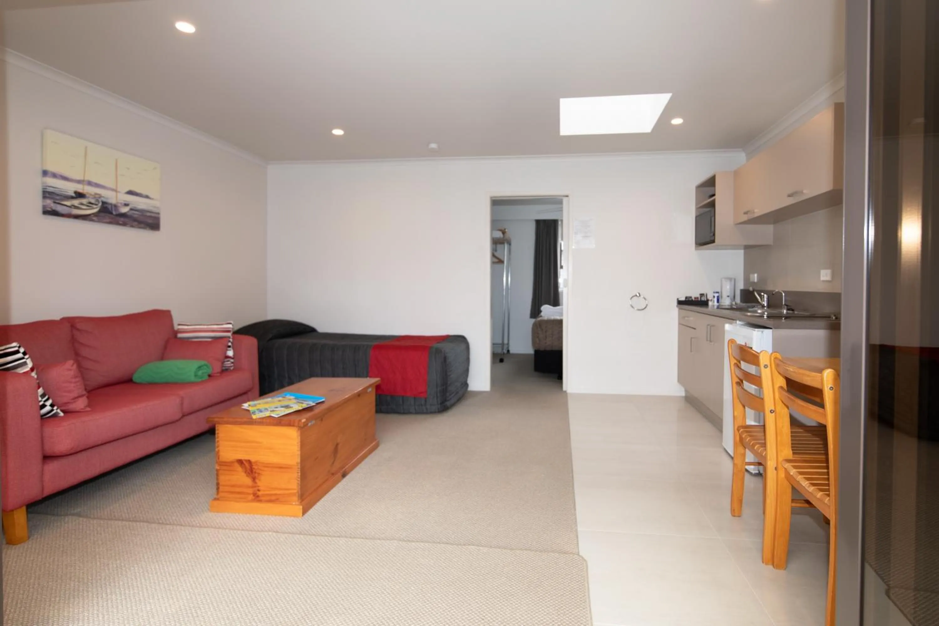 Living room in Blue Marlin Apartments