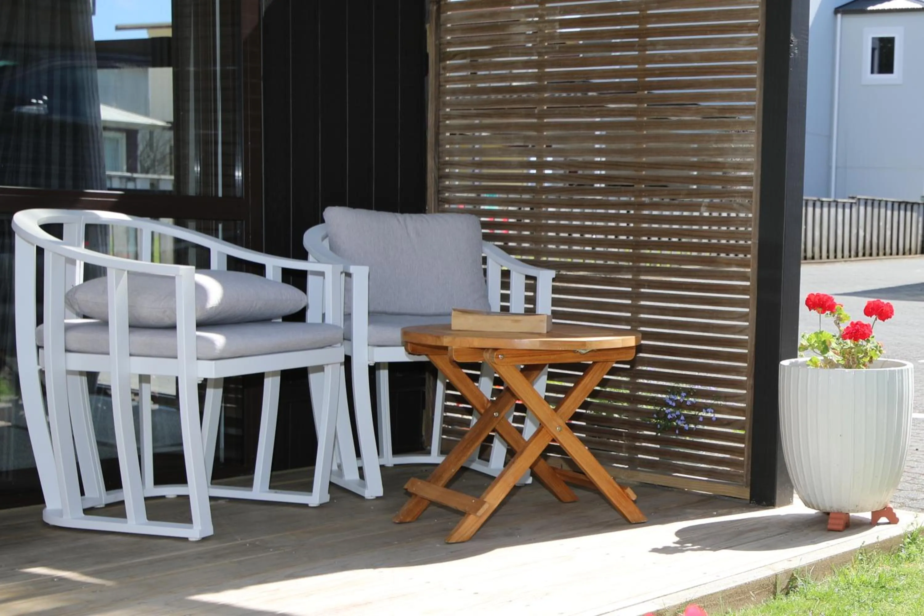 Patio in Blue Marlin Apartments