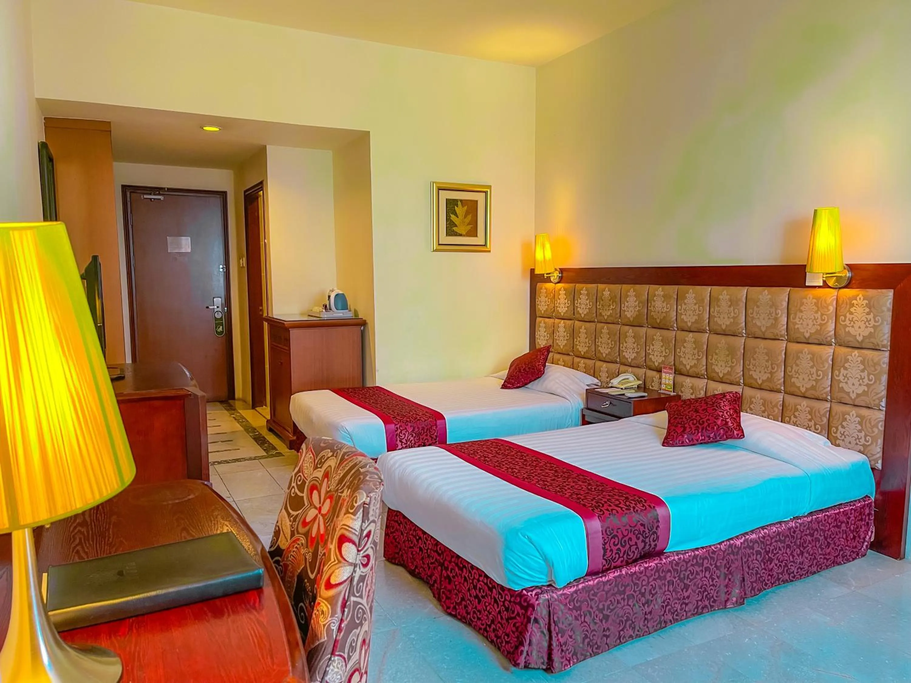 Bed in Crown Vista Hotel