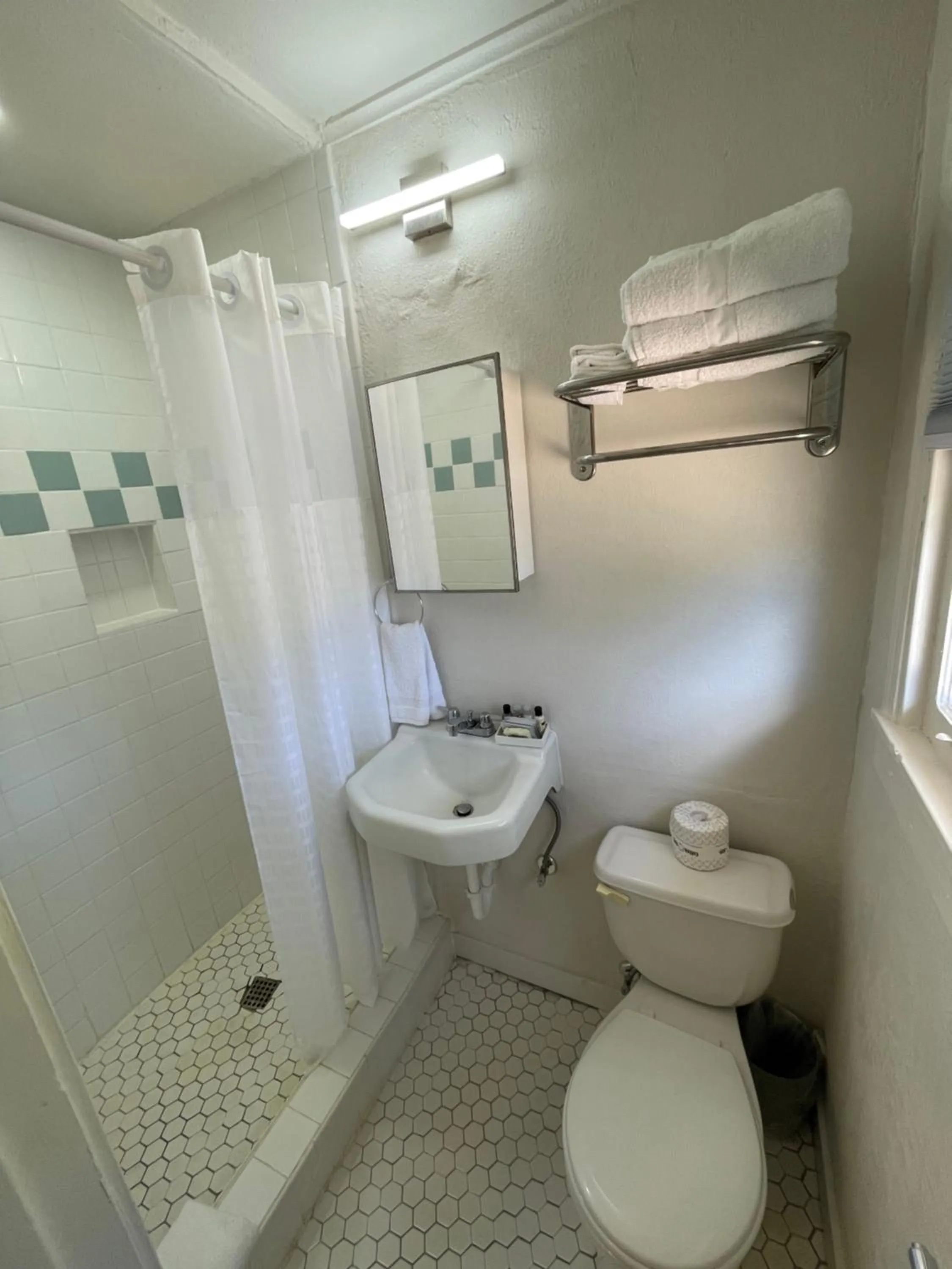 Shower in Frederick Motel