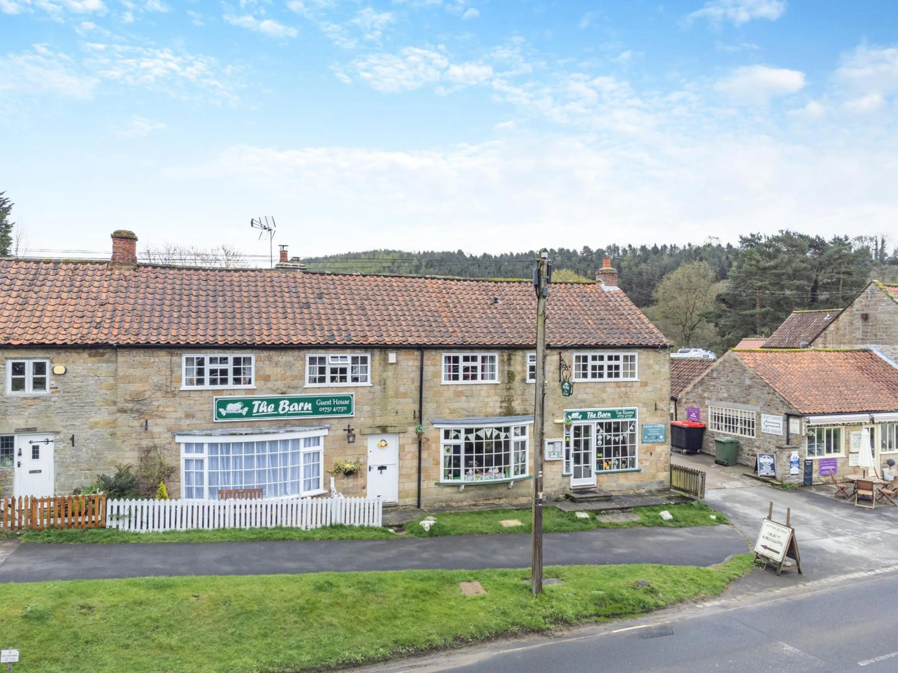 Property building in The Barn Guest House and Tearoom