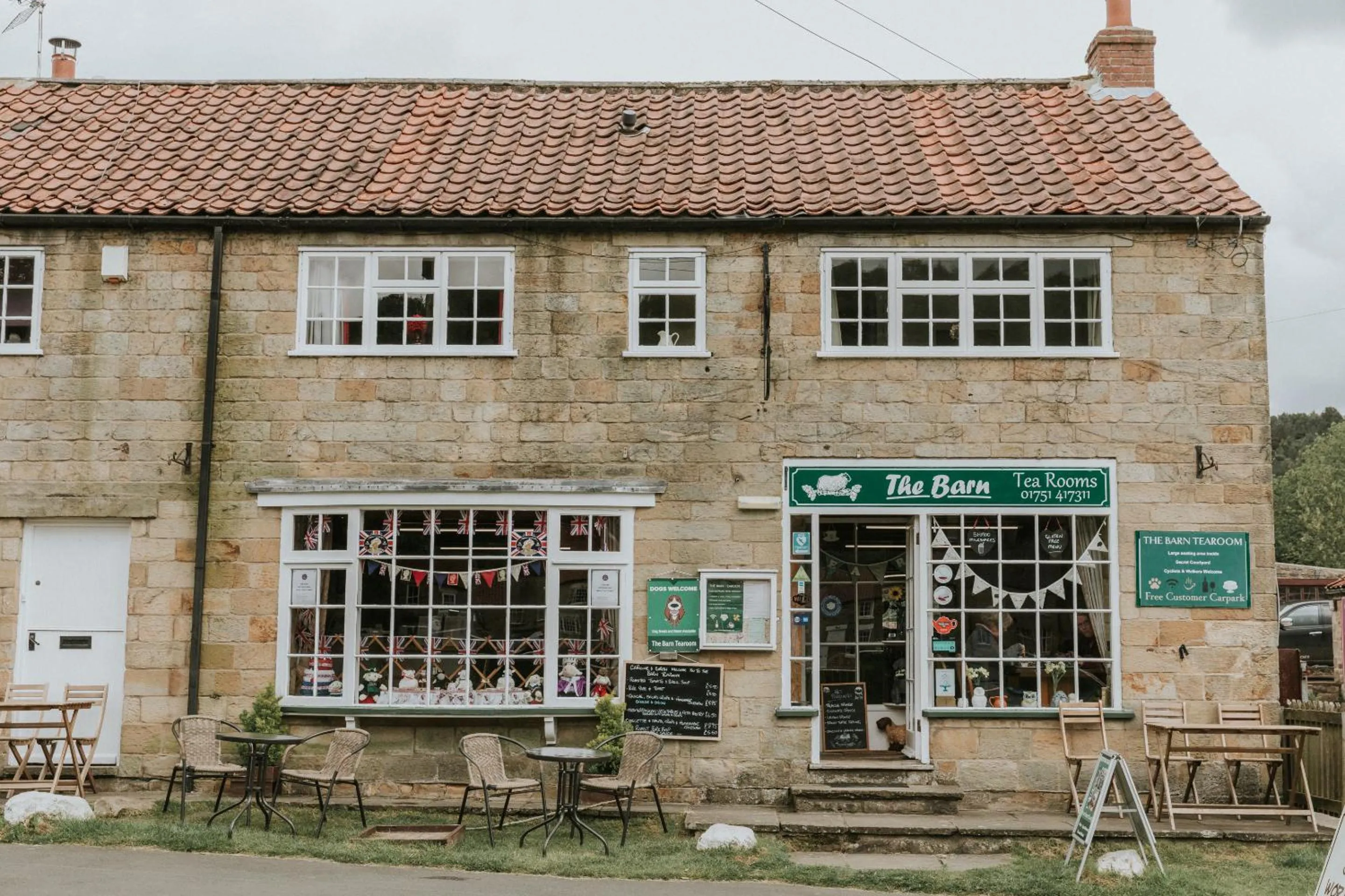 Property building in The Barn Guest House and Tearoom