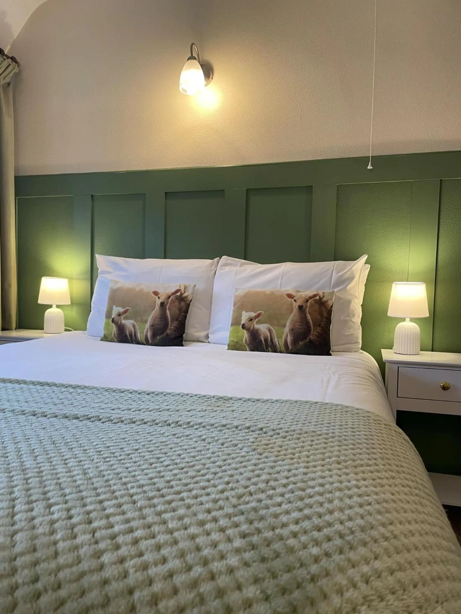 Bedroom, Bed in The Barn Guest House and Tearoom