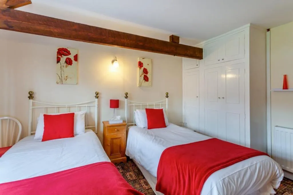 Bedroom, Bed in The Barn Guest House and Tearoom