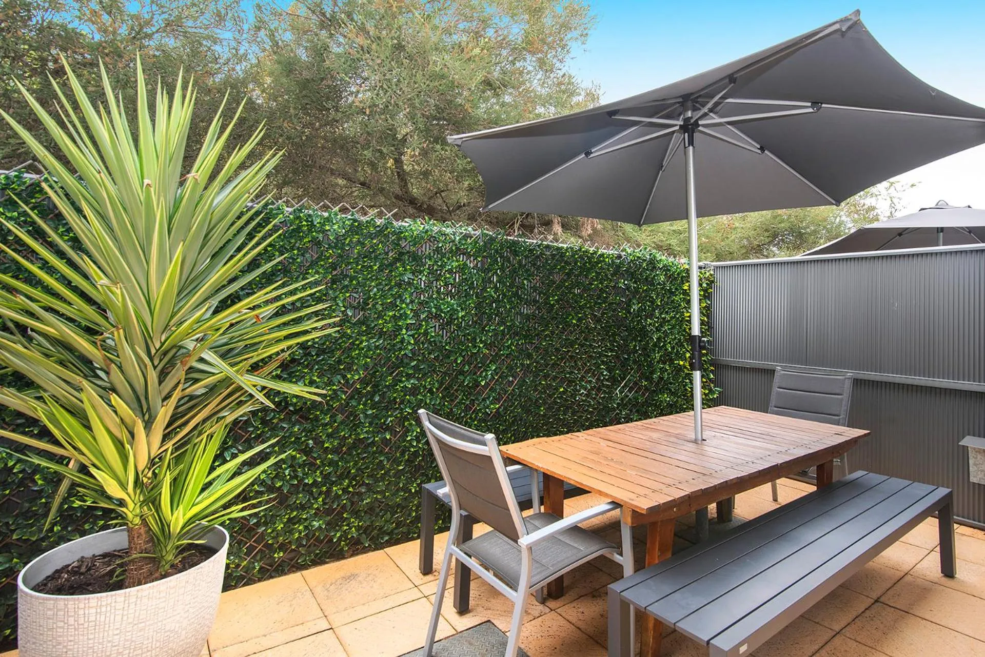 Inner courtyard view in Prideau's of Margaret River