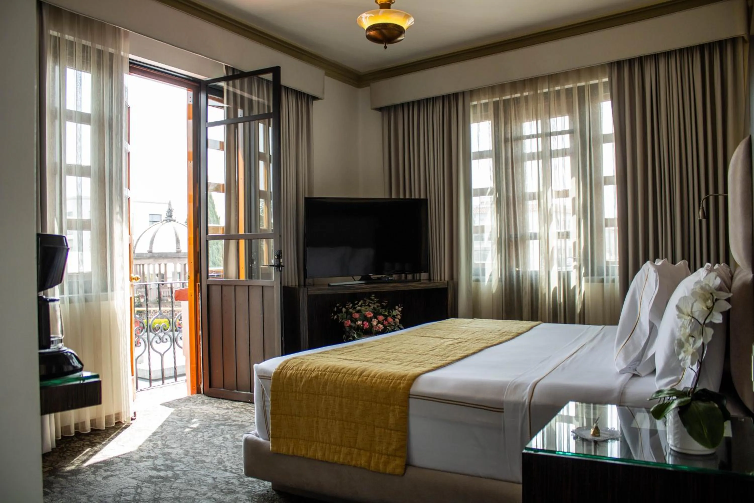 Bed in Mansion de los Abuelos