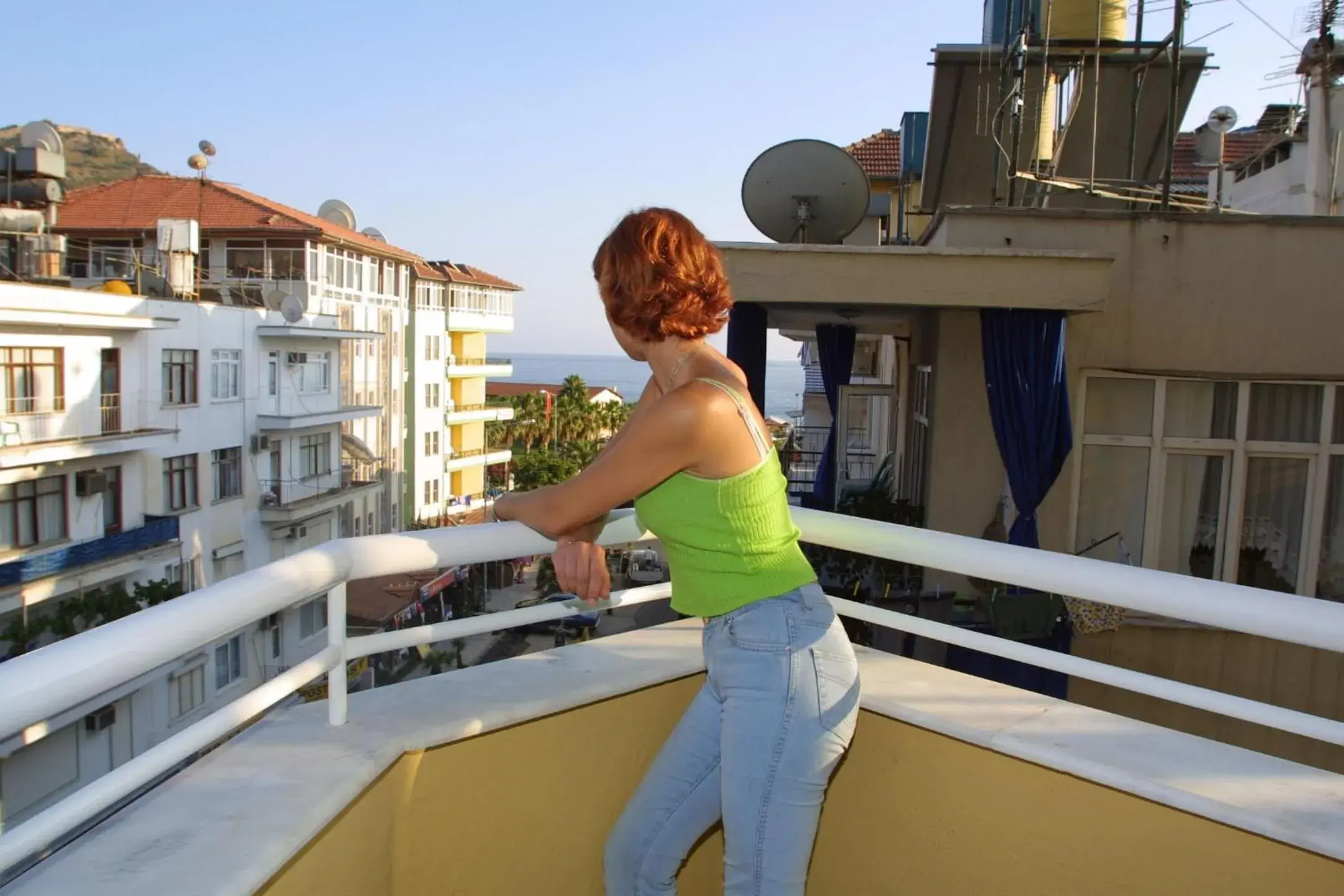 Balcony/Terrace in Alin Hotel