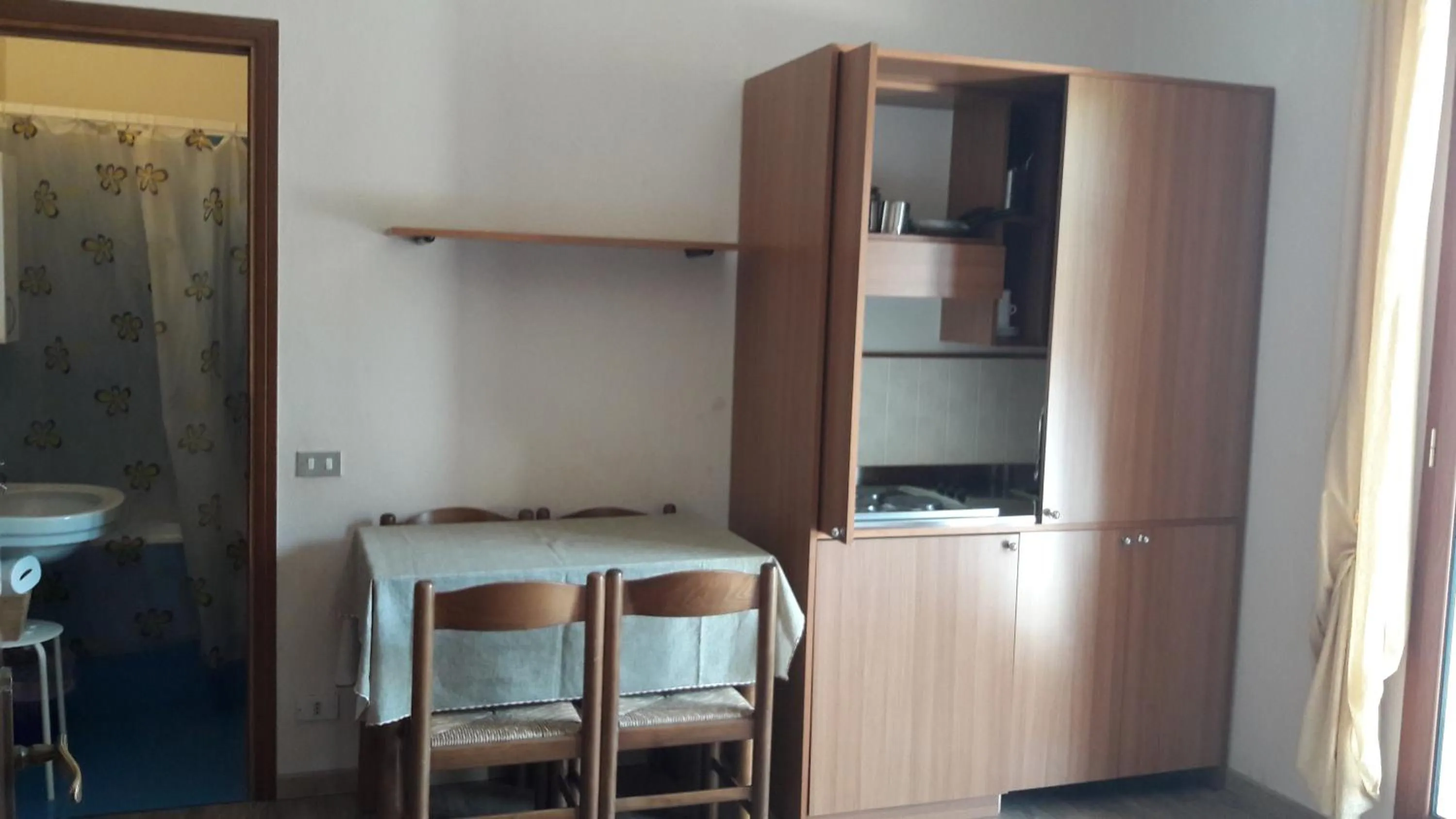 Kitchen or kitchenette in Hotel Residence Moneglia