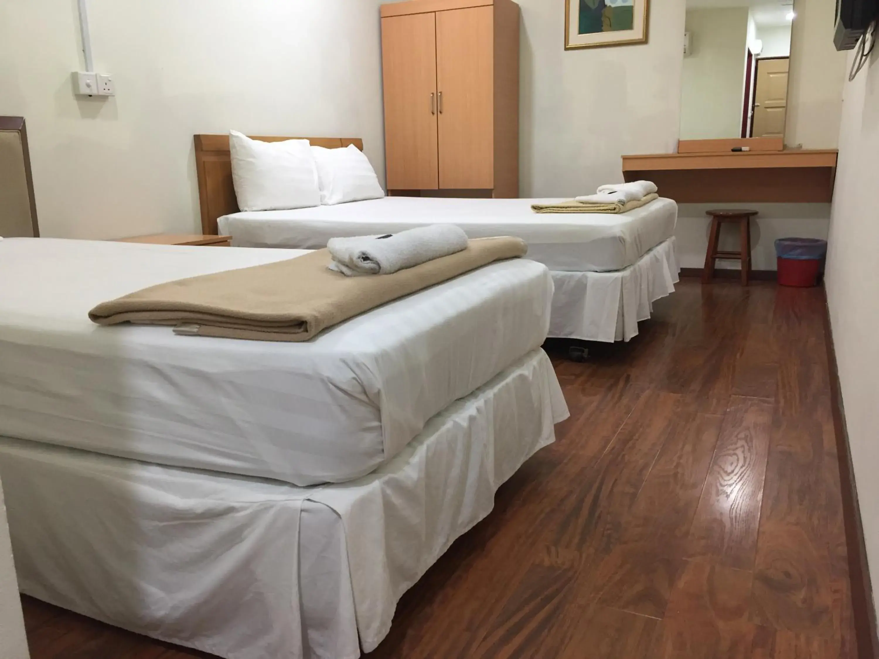 Bed in Hotel Sri Malim