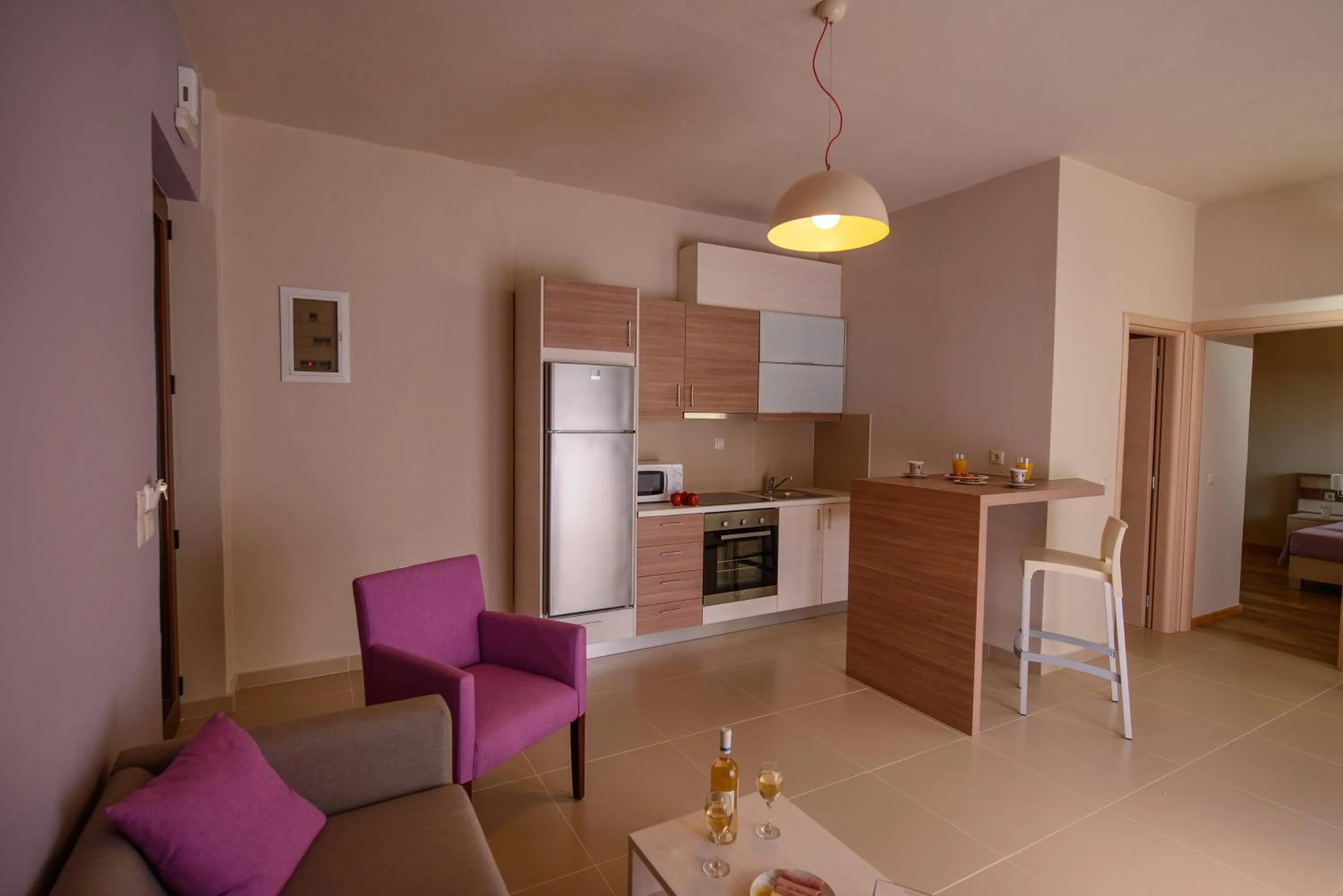 Kitchen or kitchenette in Lenikos Resort