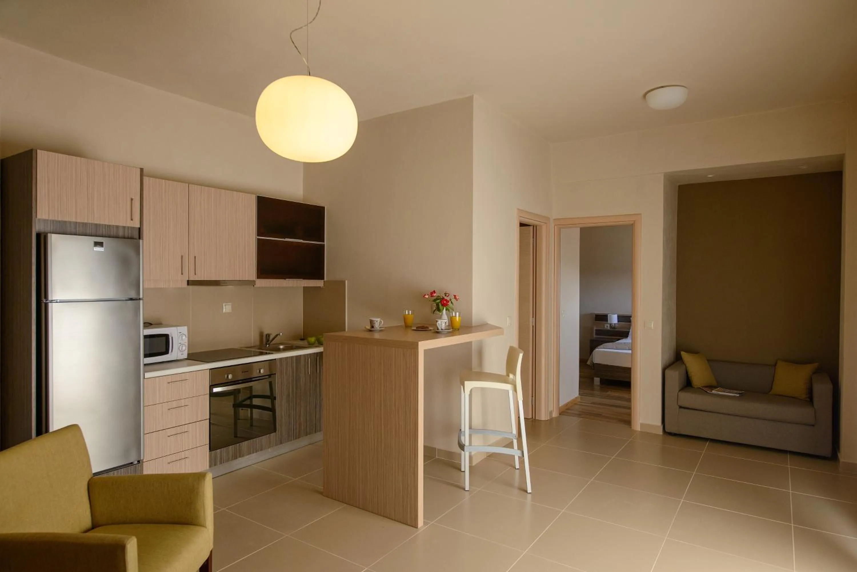 Kitchen or kitchenette in Lenikos Resort