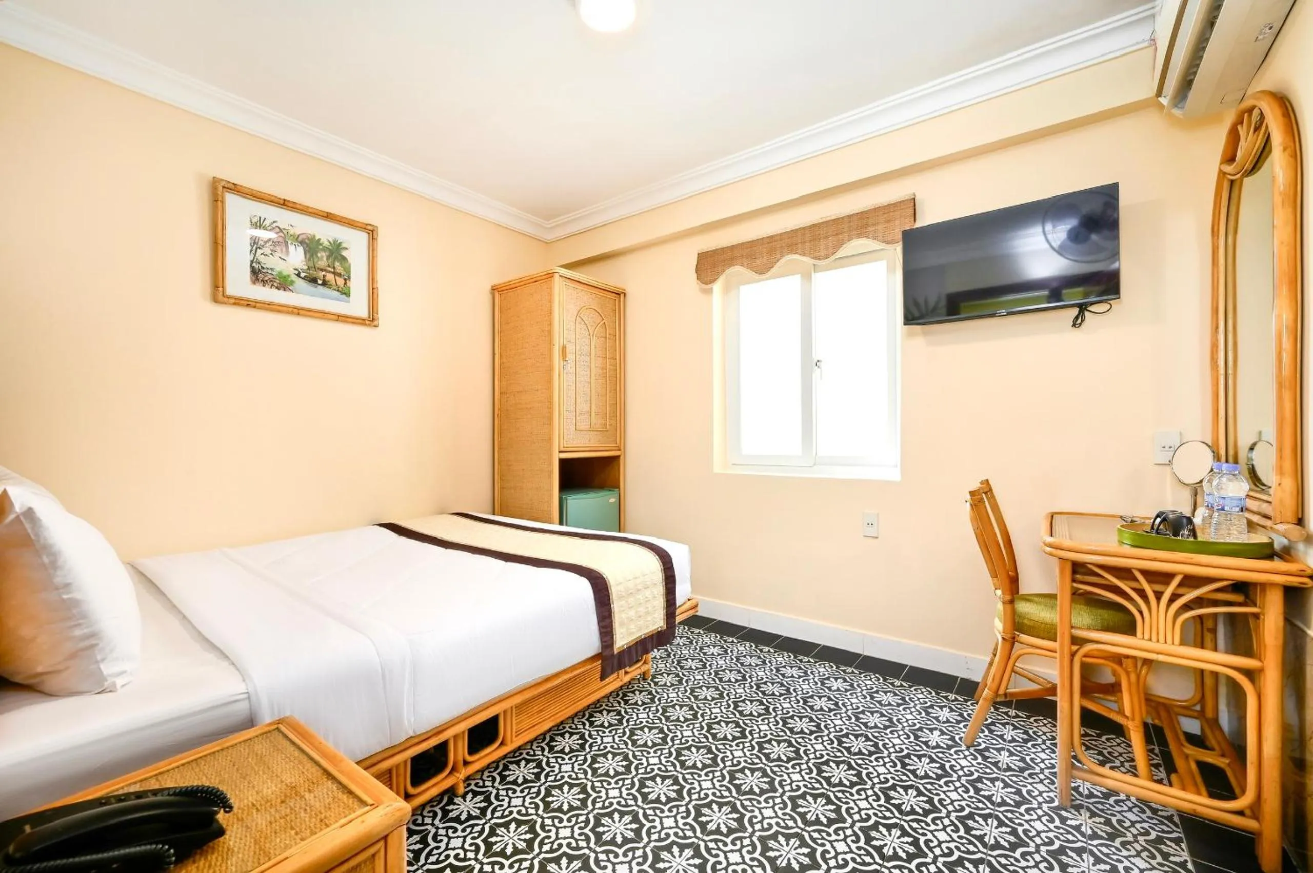 Bedroom, Bed in Spring House Saigon central park