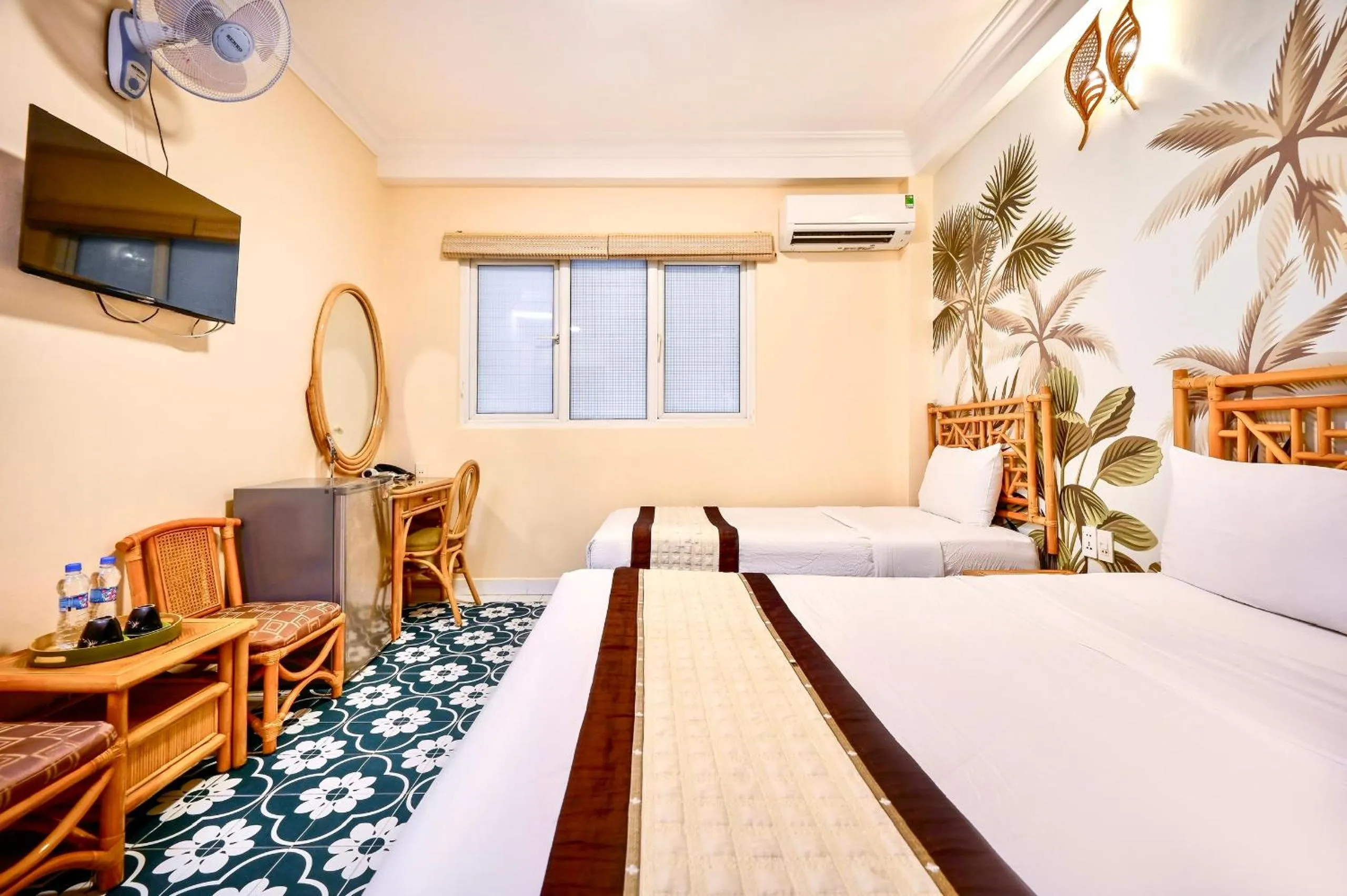 Bedroom, Bed in Spring House Saigon central park