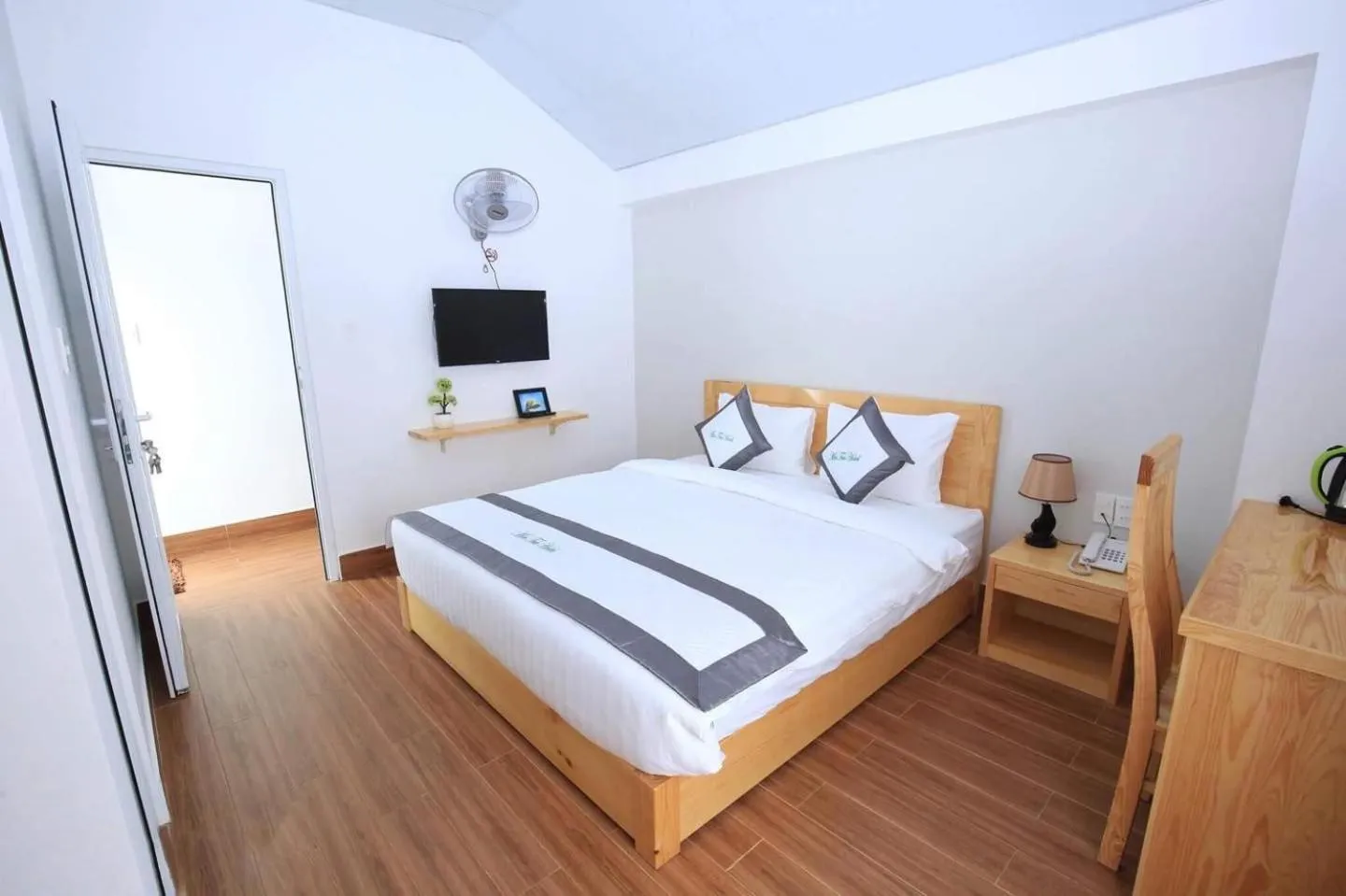 Bed in Moc Tra Hotel