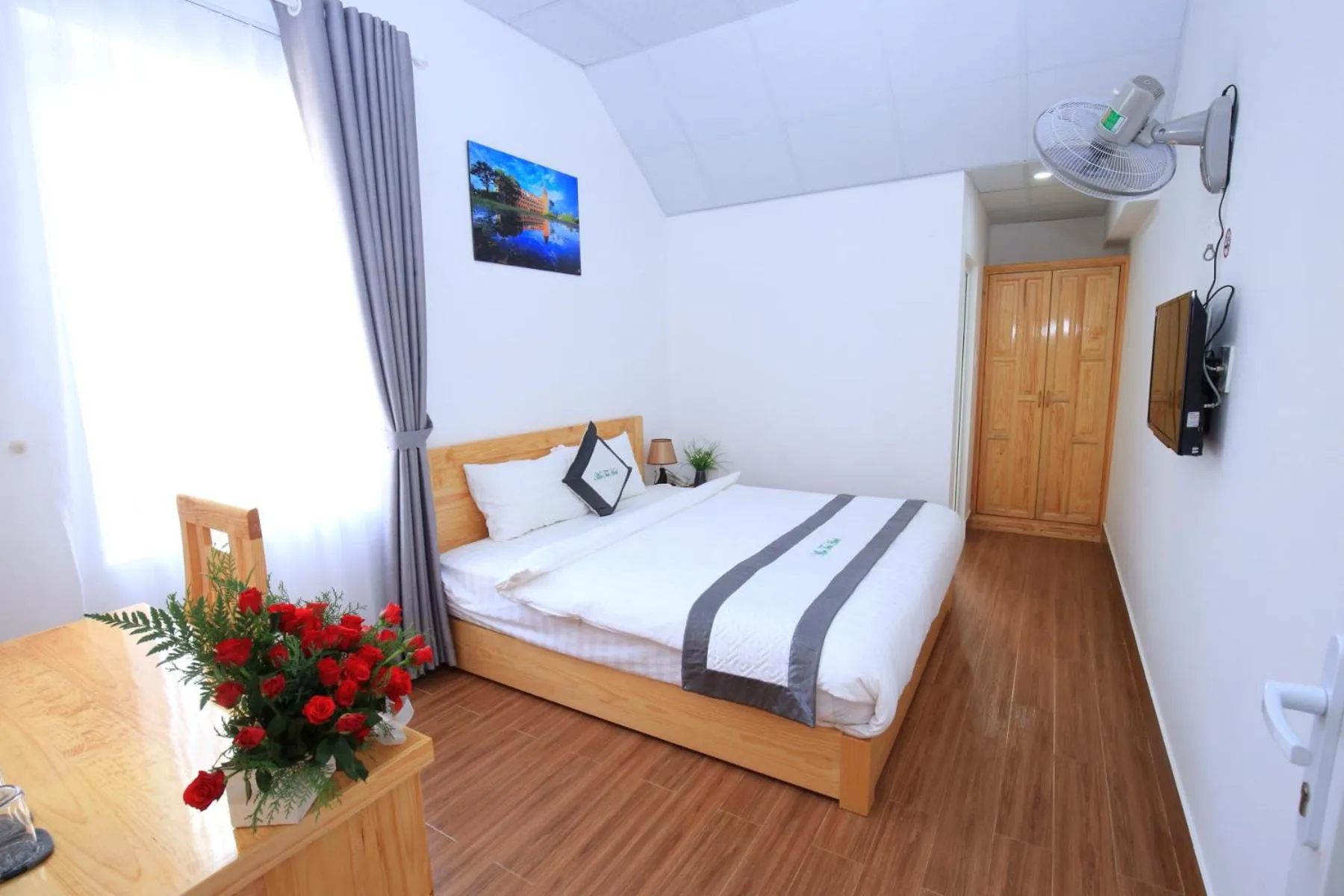 Bed in Moc Tra Hotel