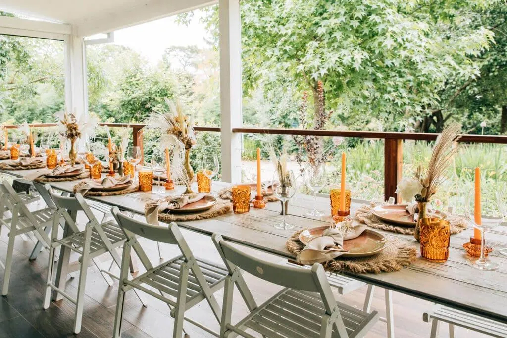 Balcony/Terrace in Chanticleer Gardens Barn cottage with a Pool