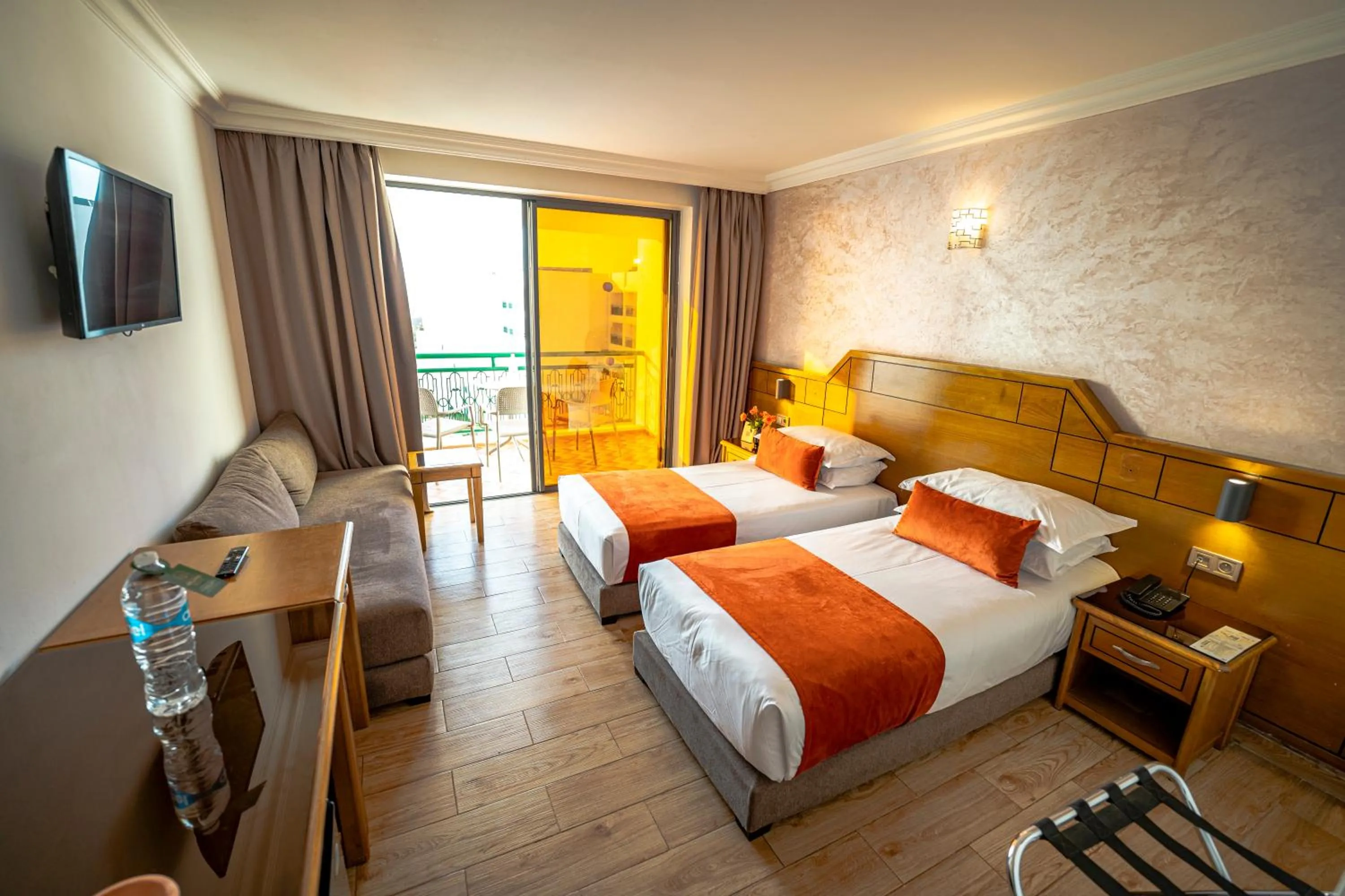 Bedroom, Bed in Hotel Argana Agadir