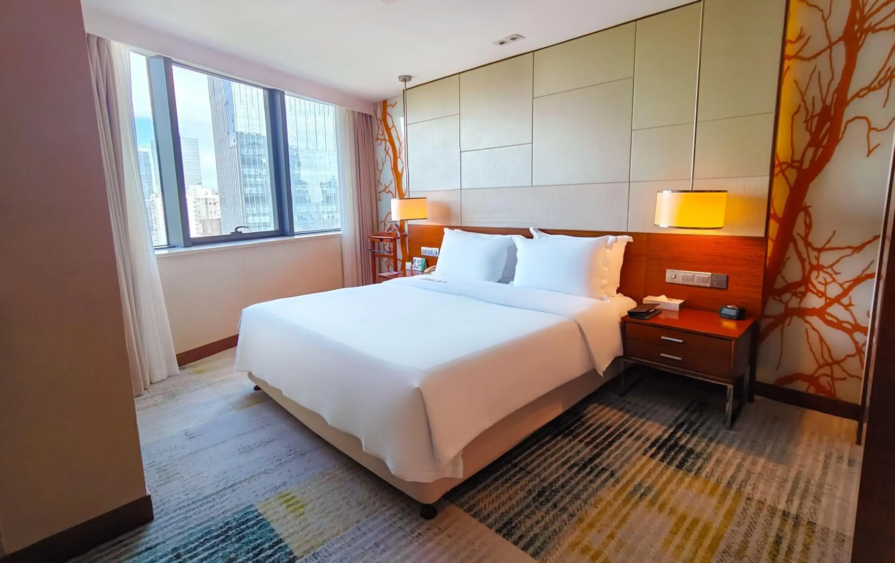 Bed in Holiday Inn Shenzhen Donghua by IHG Bed in Holiday Inn Shenzhen Donghua by IHG