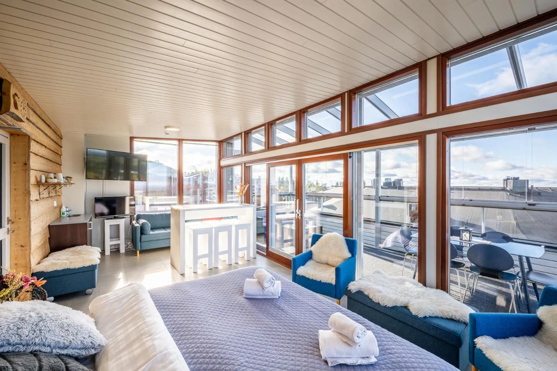 Bed in Hotel Arctic Zone