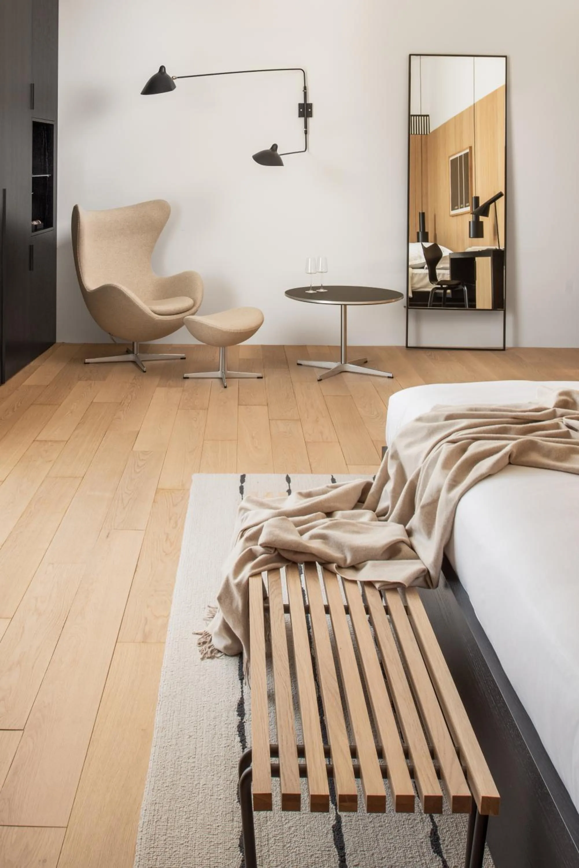 Seating area, Bed in briig boutique hotel