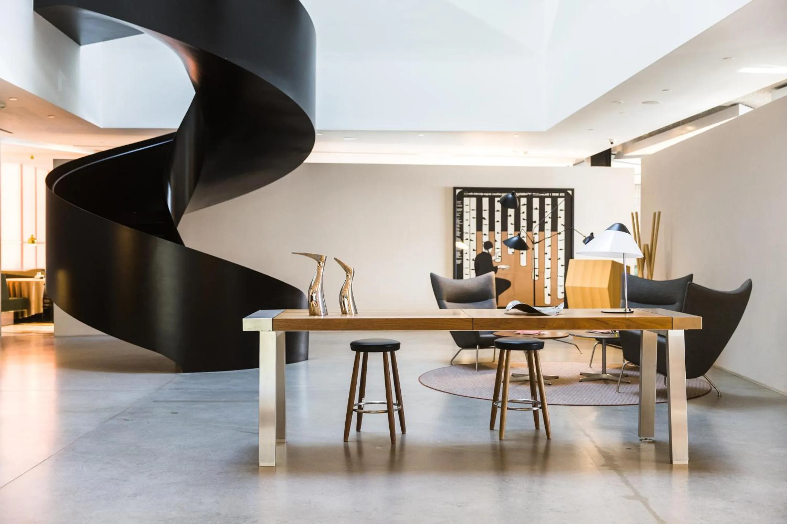 Lobby or reception in briig boutique hotel