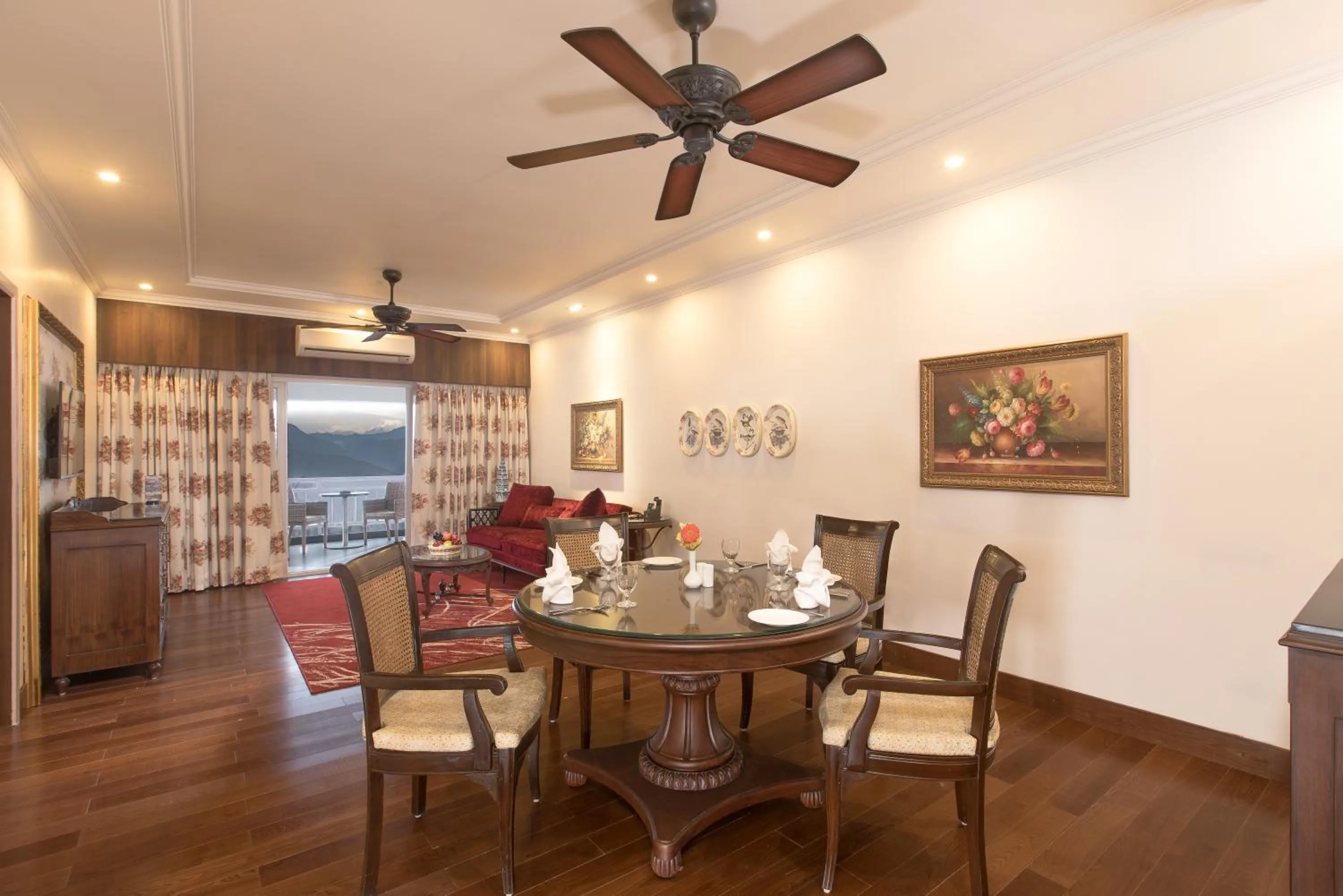 Balcony/Terrace in MAYFAIR Himalayan Spa Resort