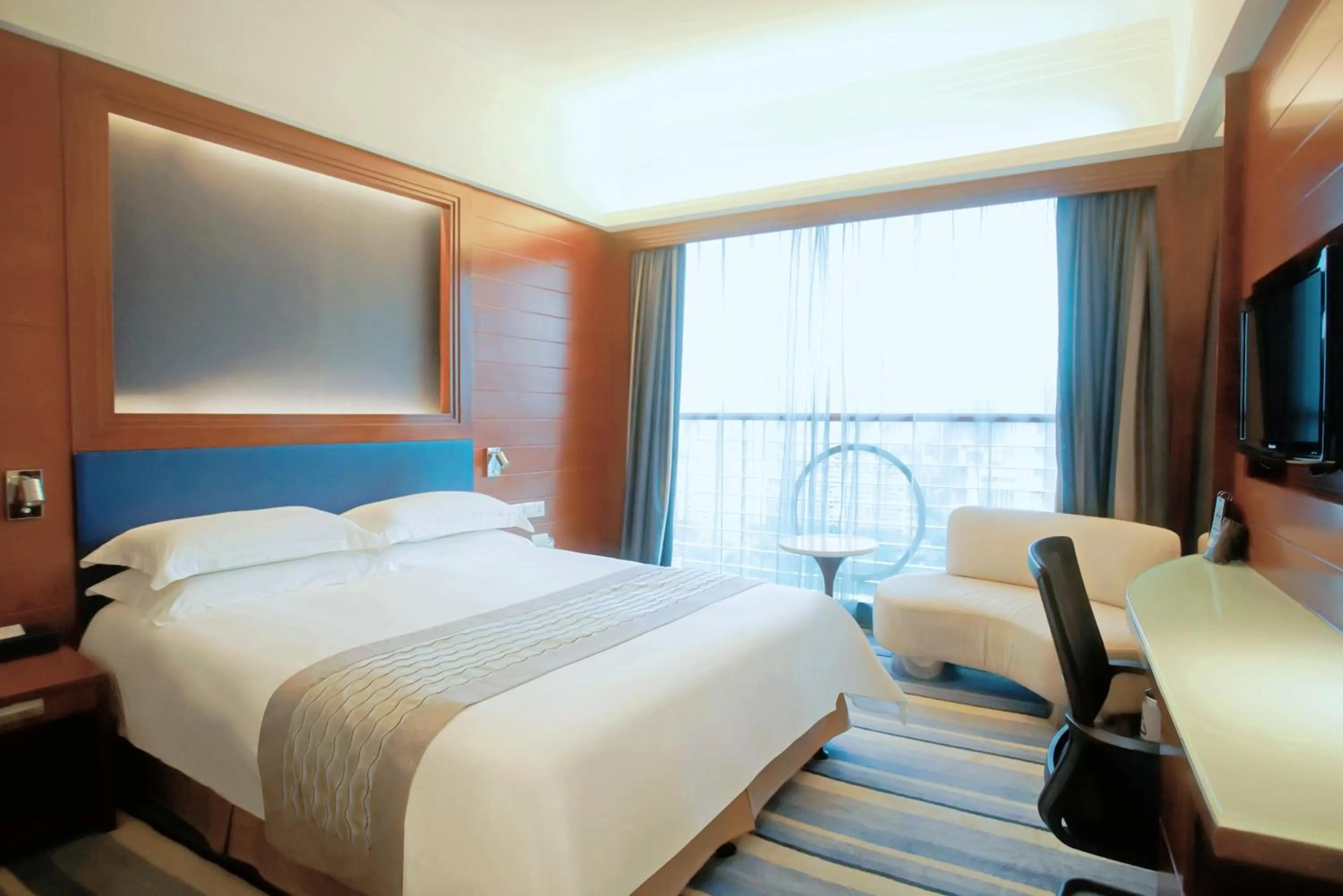 Bed in Ocean Hotel Guangzhou - Tao Jin station