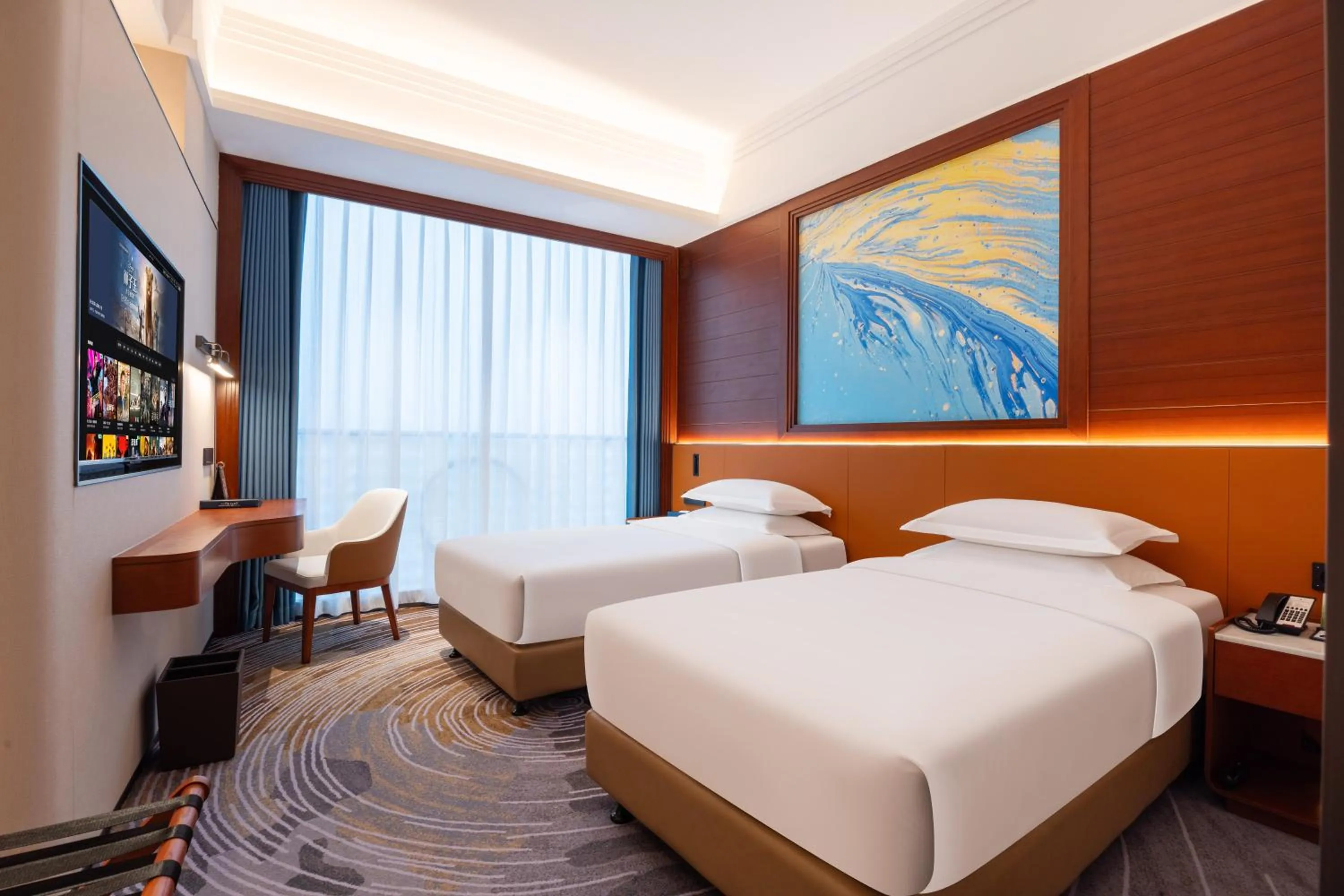 Photo of the whole room, Bed in Ocean Hotel Guangzhou - Tao Jin station