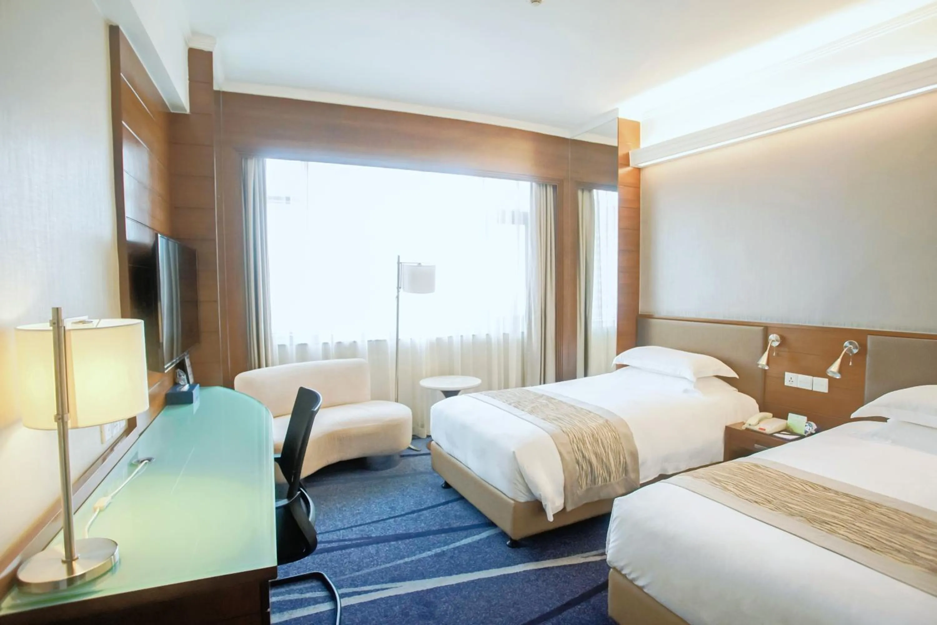 Bed in Ocean Hotel Guangzhou - Tao Jin station