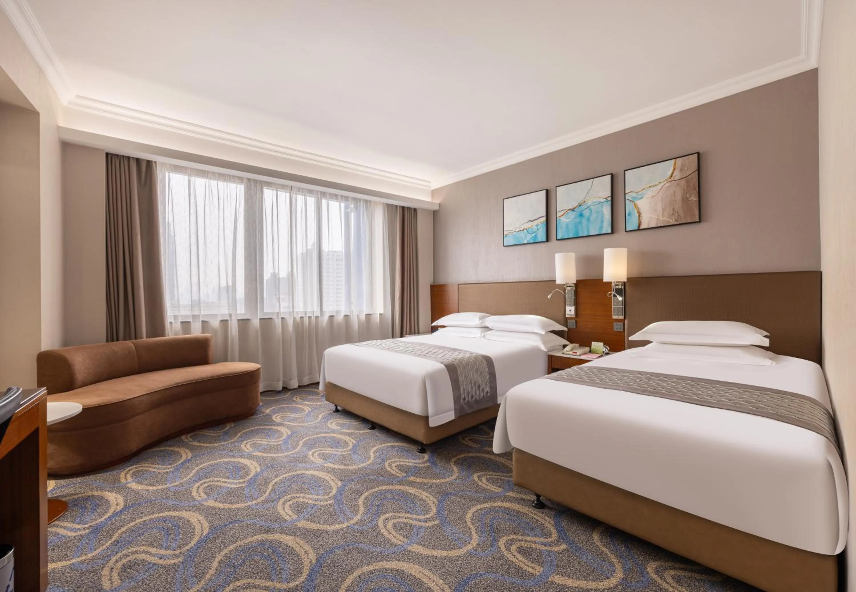 Bedroom, Bed in Ocean Hotel Guangzhou - Tao Jin station