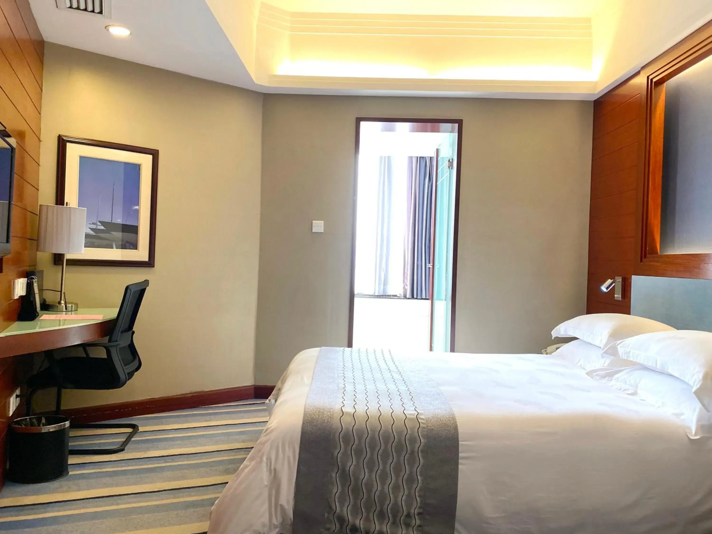 Bed in Ocean Hotel Guangzhou - Tao Jin railway station Bed in Ocean Hotel Guangzhou - Tao Jin railway station