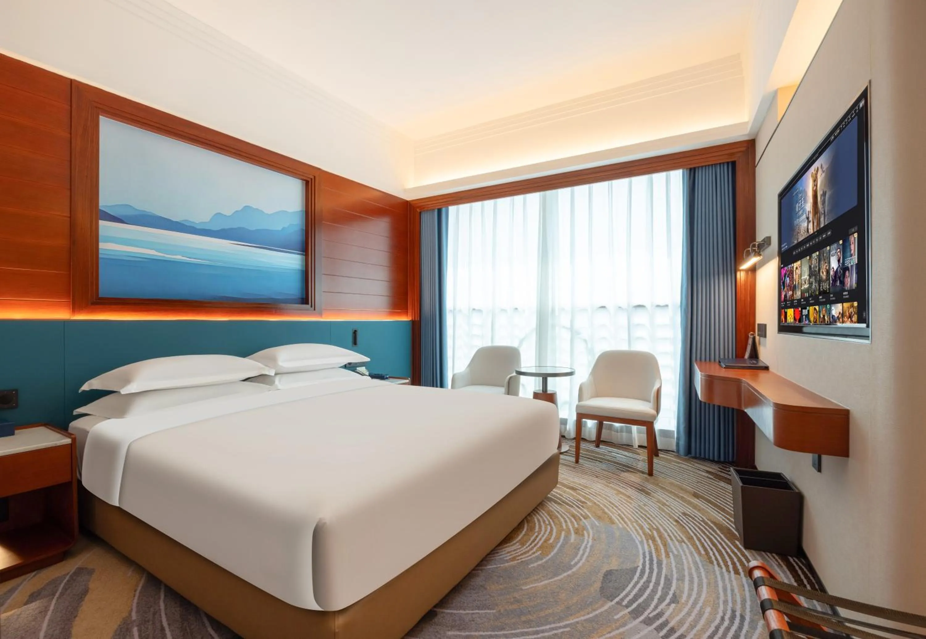 Photo of the whole room, Bed in Ocean Hotel Guangzhou - Tao Jin station