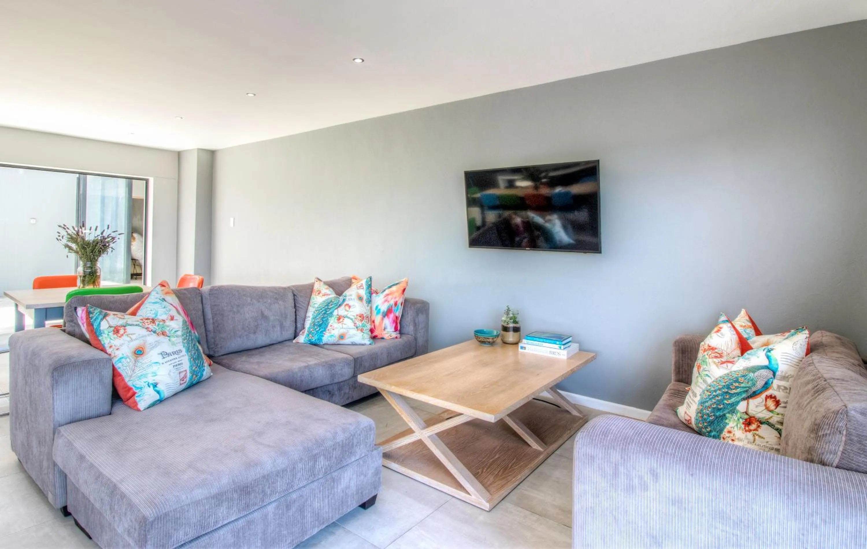 Living room in Sky Blue Guest House