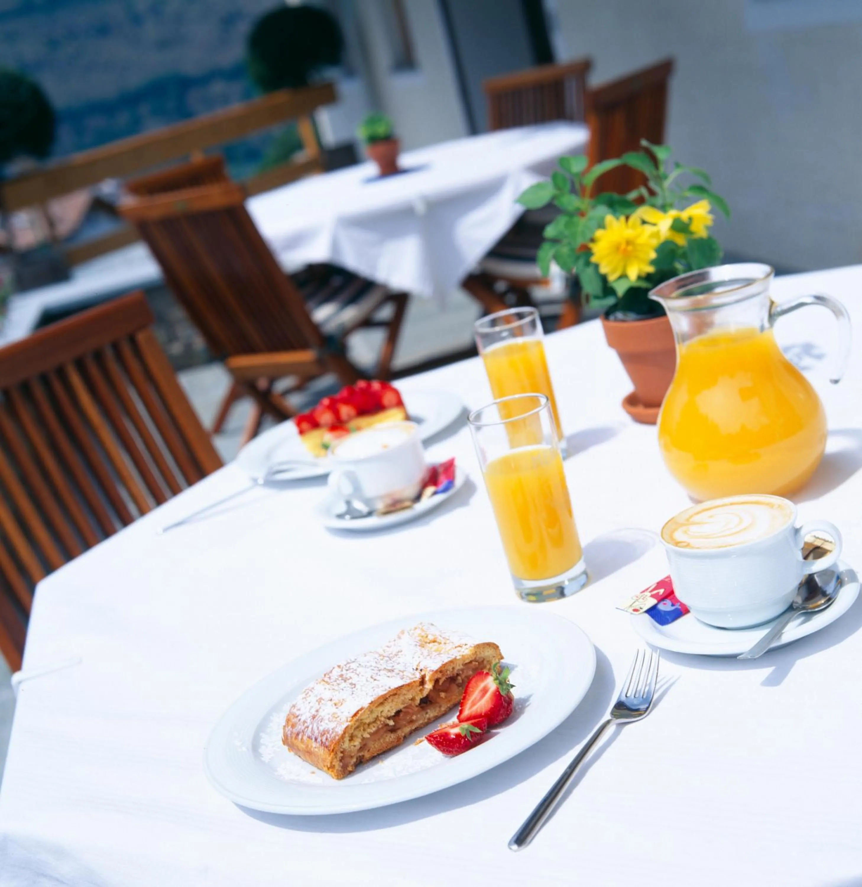 Balcony/Terrace in Gasthof Weisses Kreuz