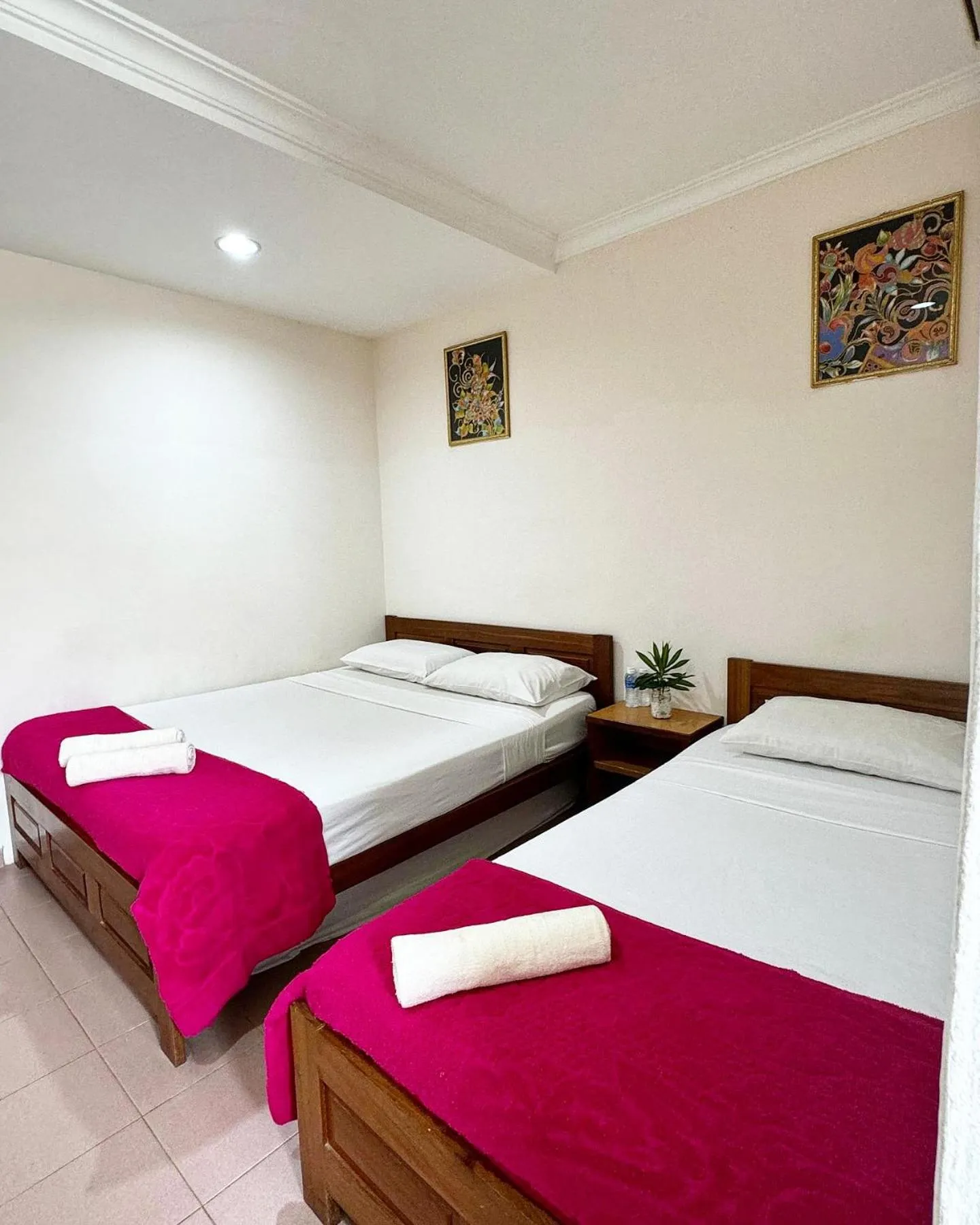 Bed in Town Inn Hotel - Rainforest