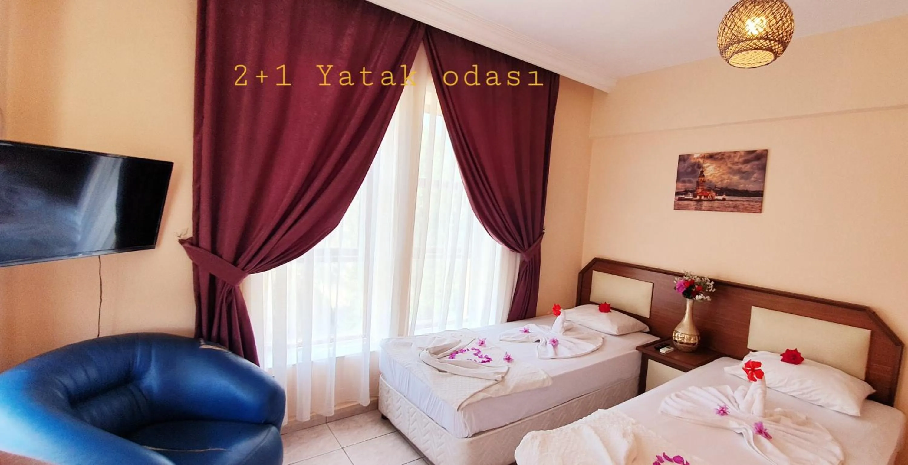 TV and multimedia, Bed in Palmen Apart Hotel