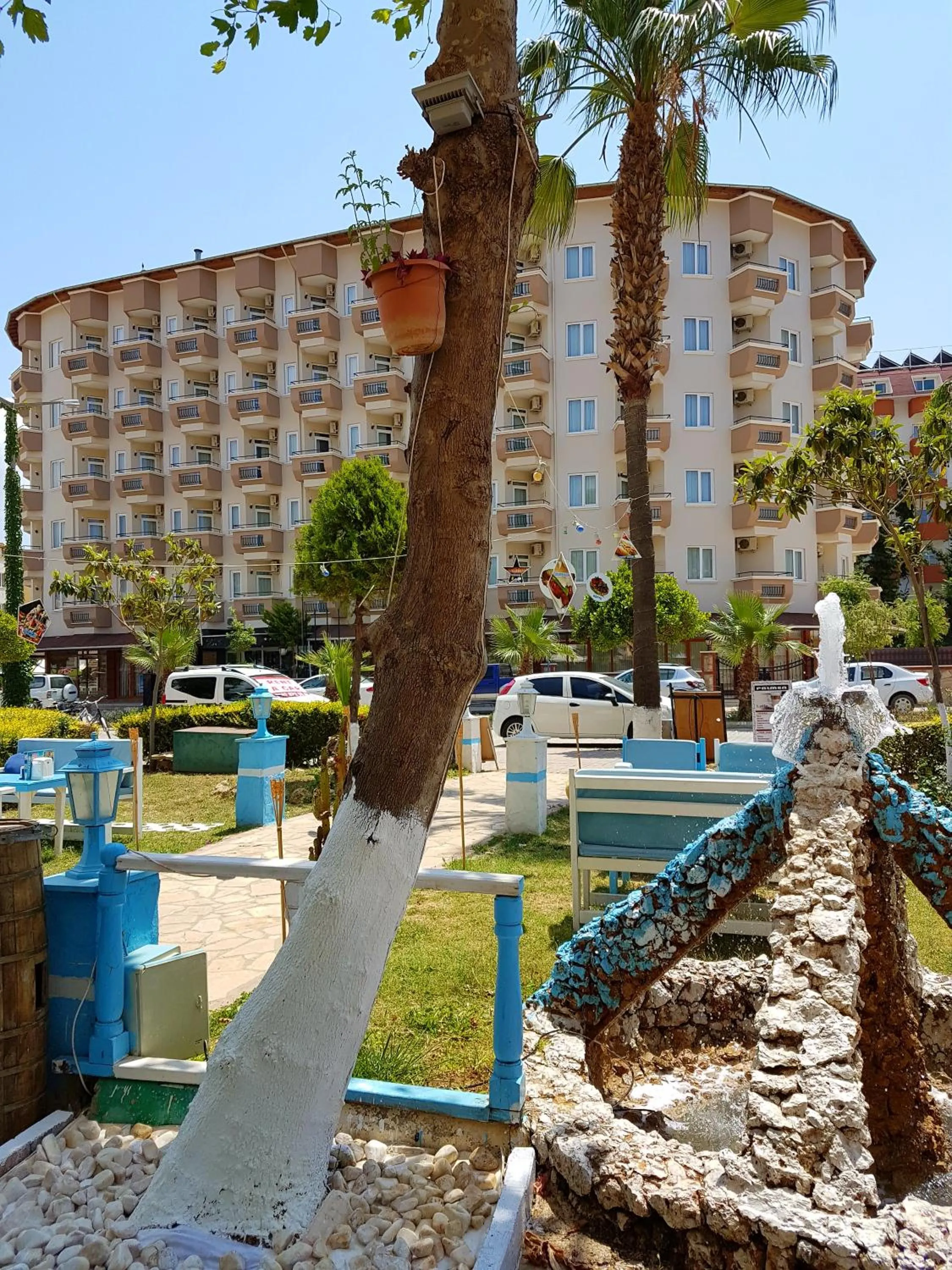 Garden view in Palmen Apart Hotel