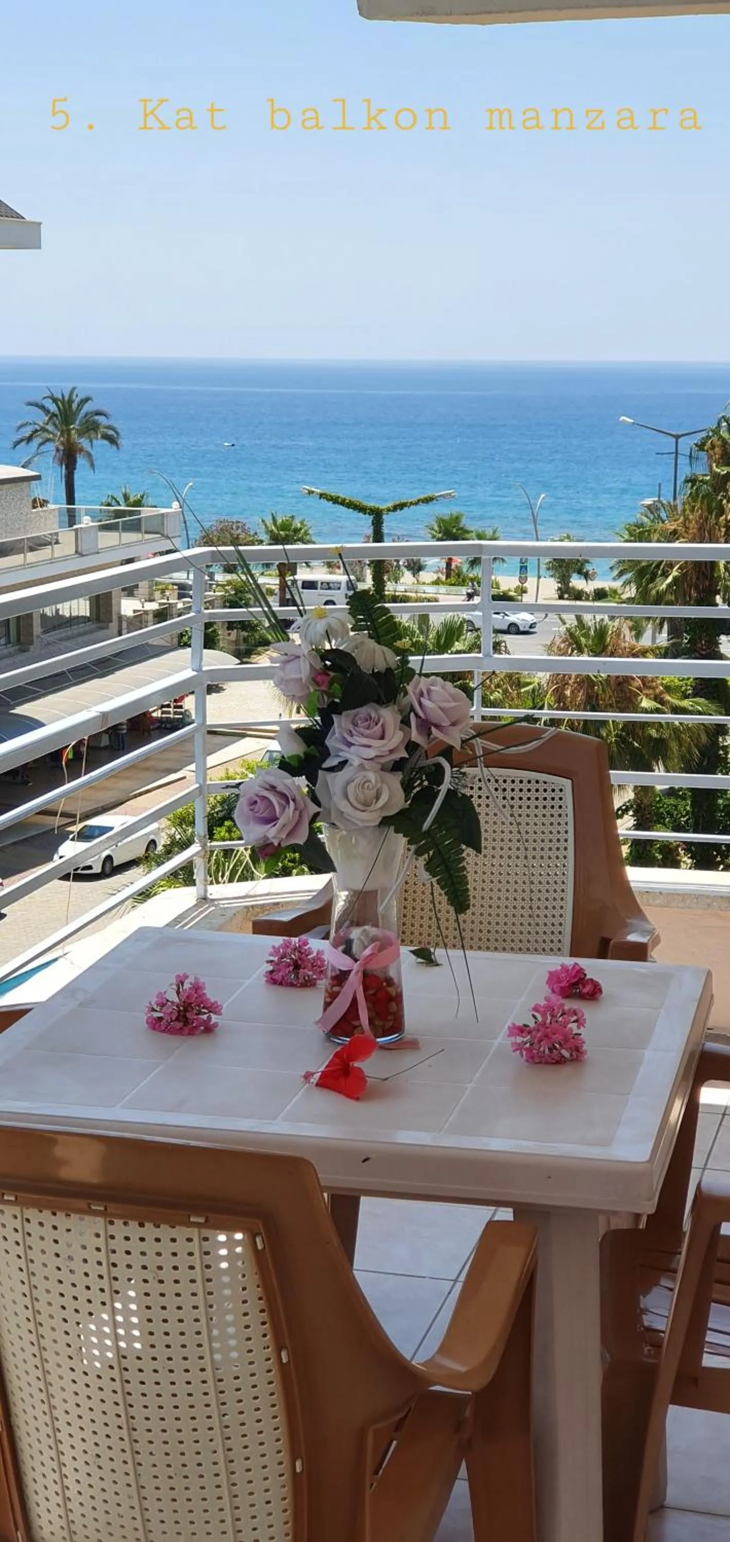 Sea view in Palmen Apart Hotel