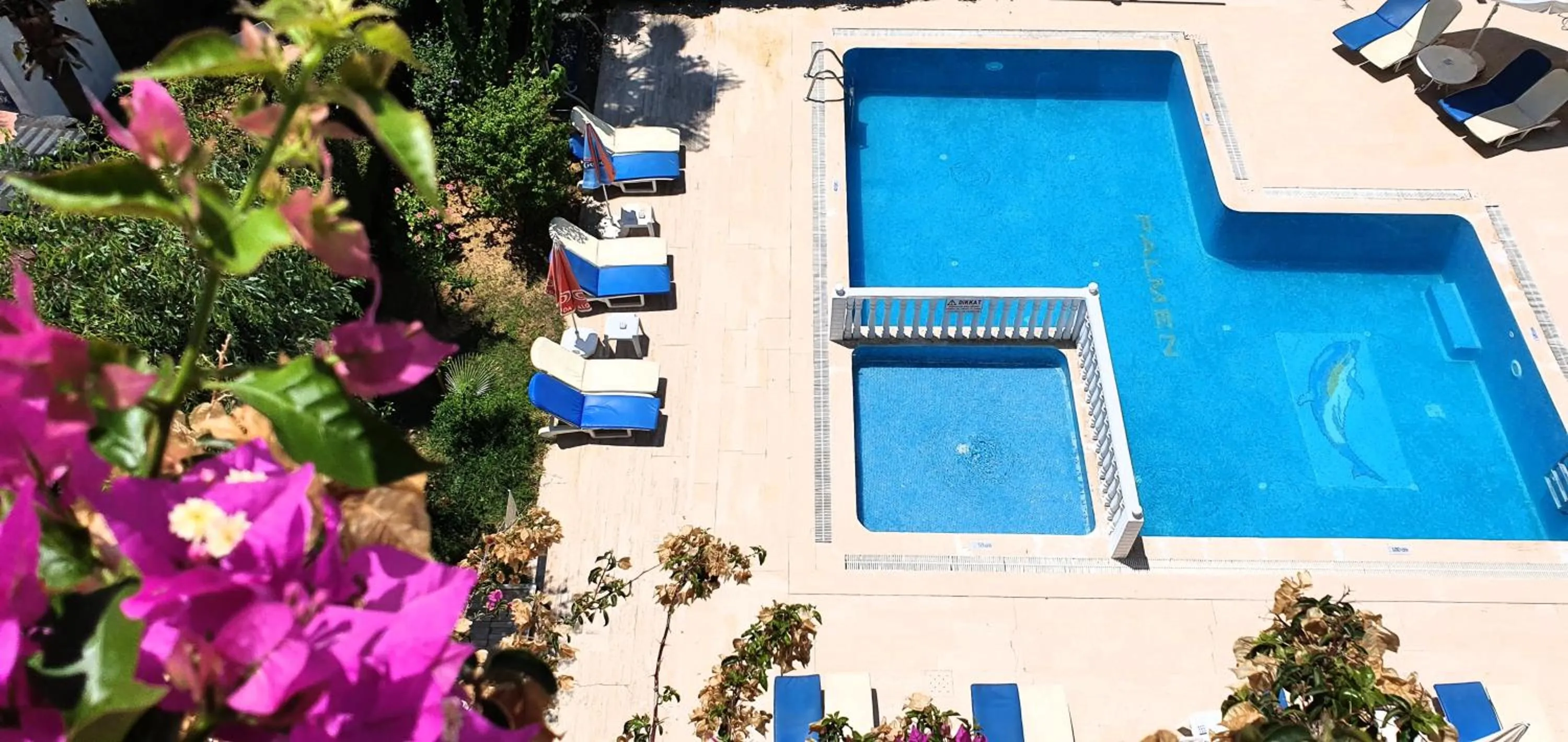 Bird's eye view in Palmen Apart Hotel