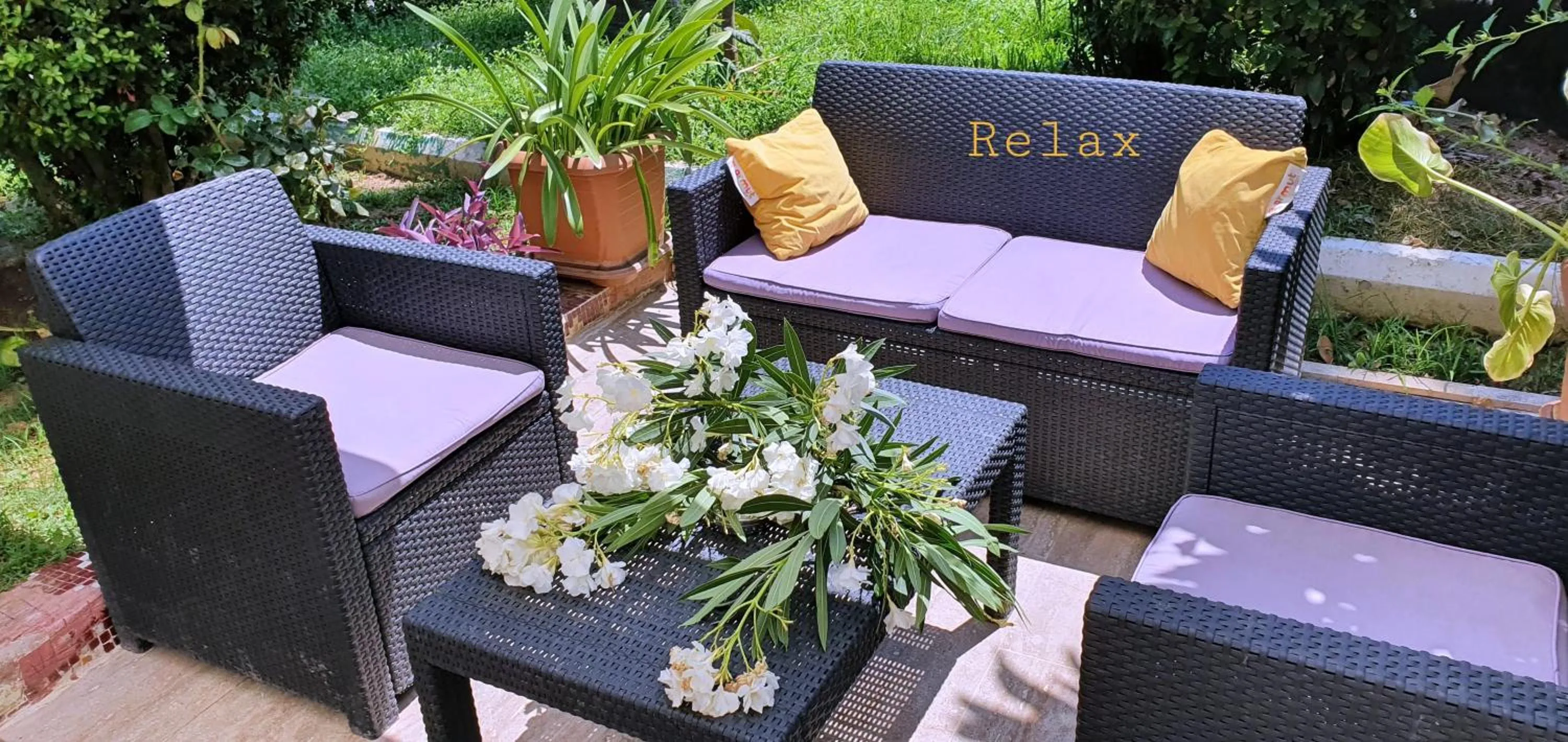 Patio in Palmen Apart Hotel