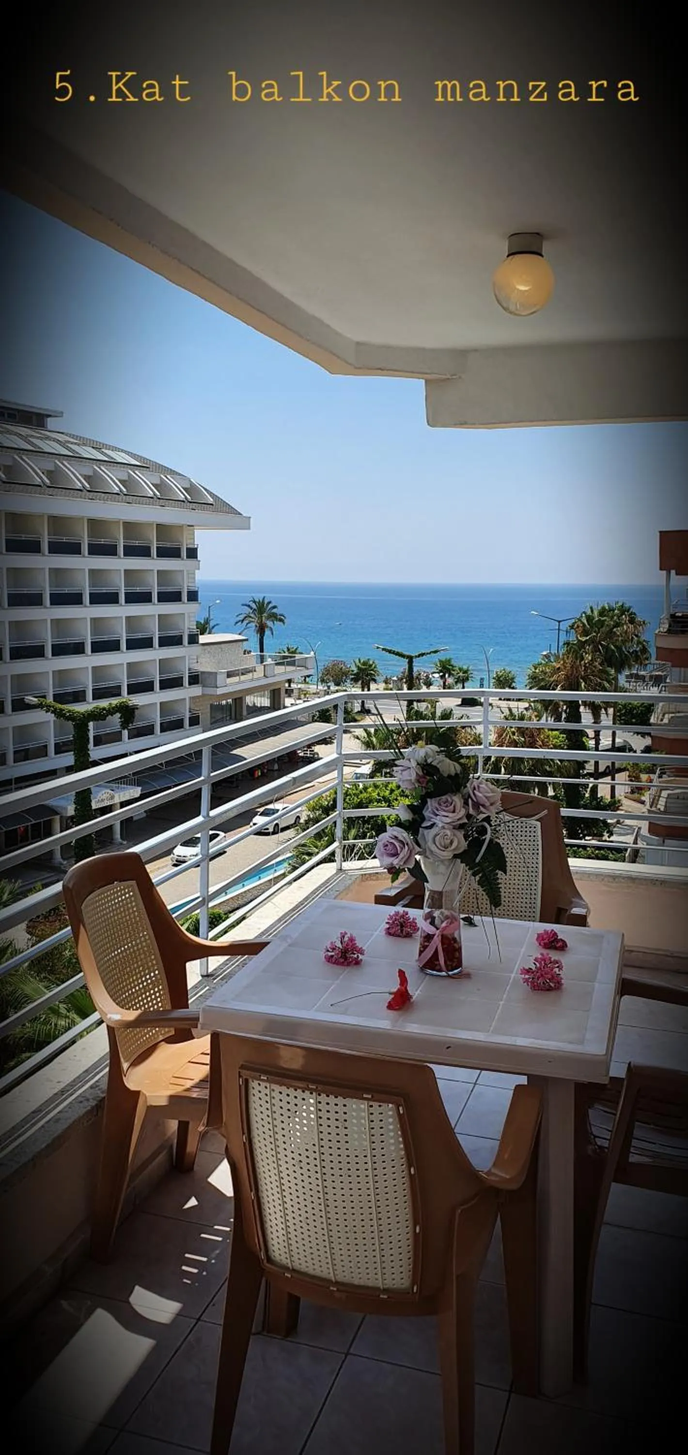 Sea view in Palmen Apart Hotel